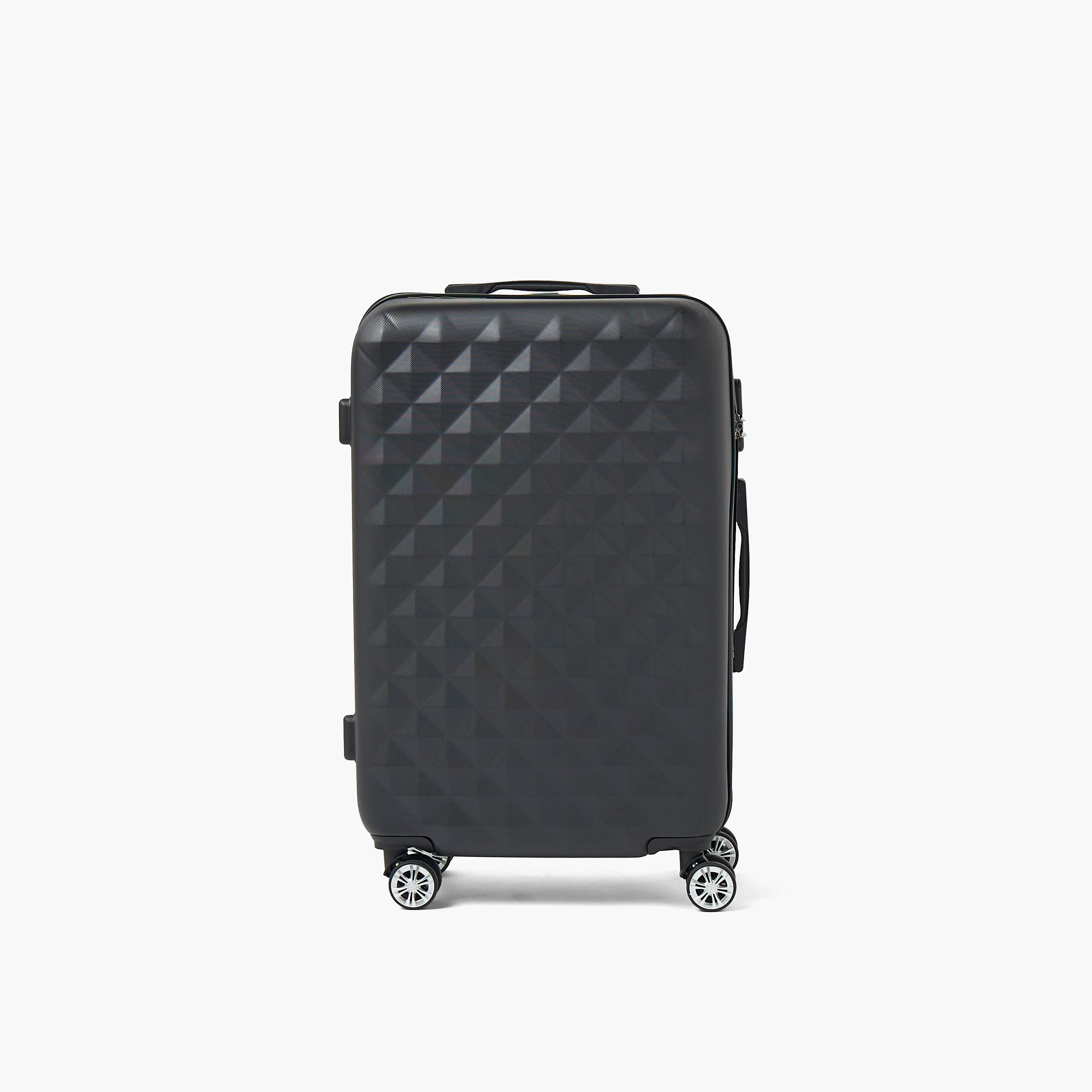 WAVE Textured Hardcase Luggage Trolley with Retractable Handle - 28 inches Check-In Bag-travel-luggagesandbags-luggage-image-2