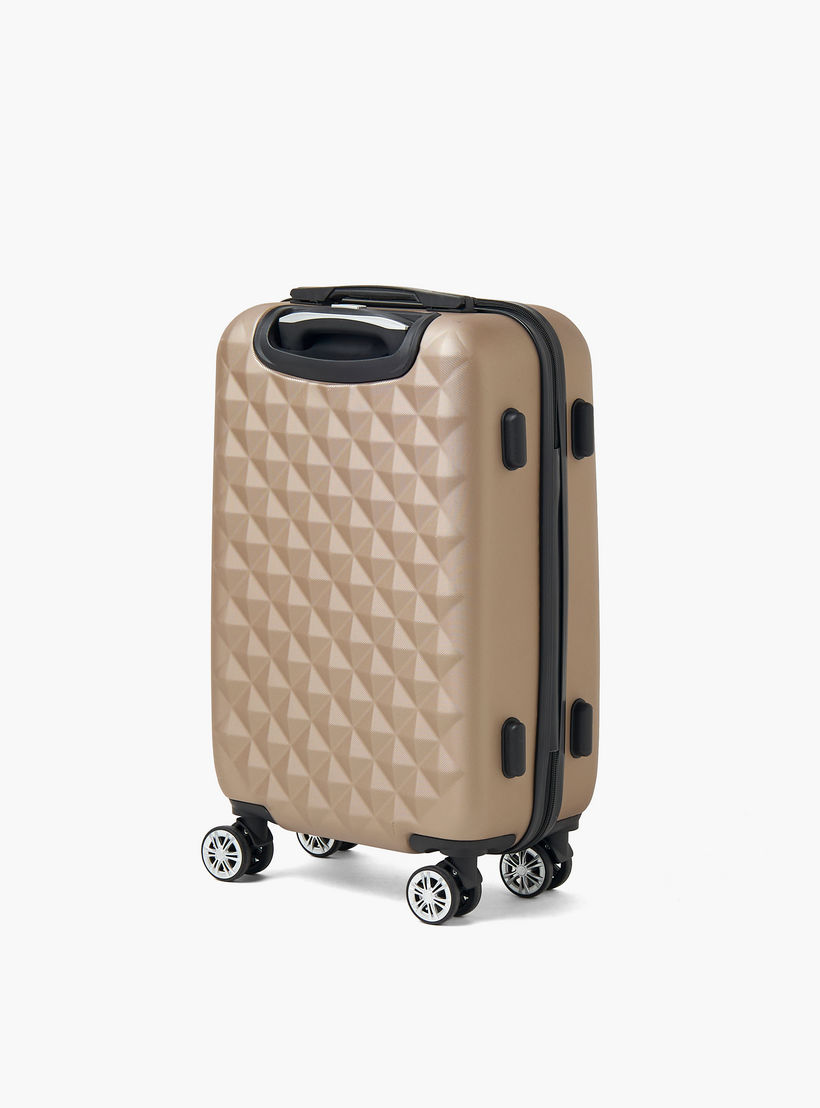 شنطة سفر صلبة بارزة الملمس بمقبض قابل للسحب من ويف - 24 بوصة Check-In Bag-travel-luggagesandbags-luggage-image-3