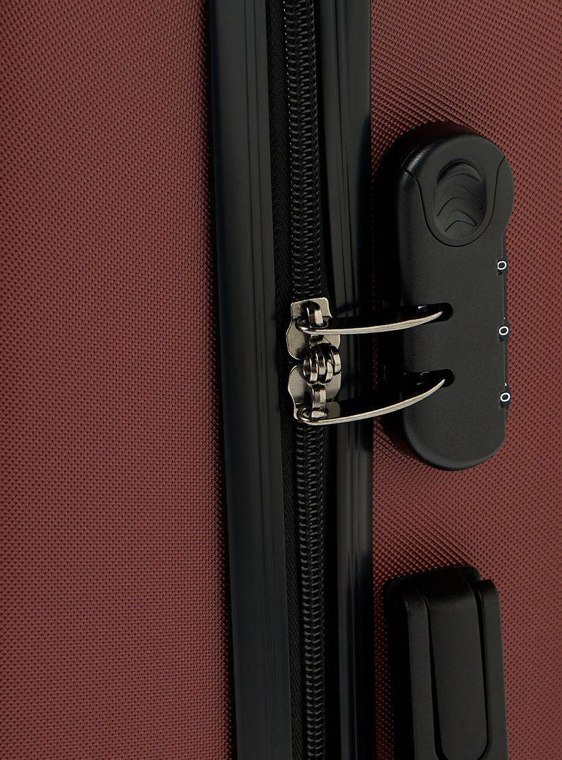 WAVE Textured Hardcase Luggage Trolley with Retractable Handle - 28 inches Check-In Bag-travel-luggagesandbags-luggage-image-4