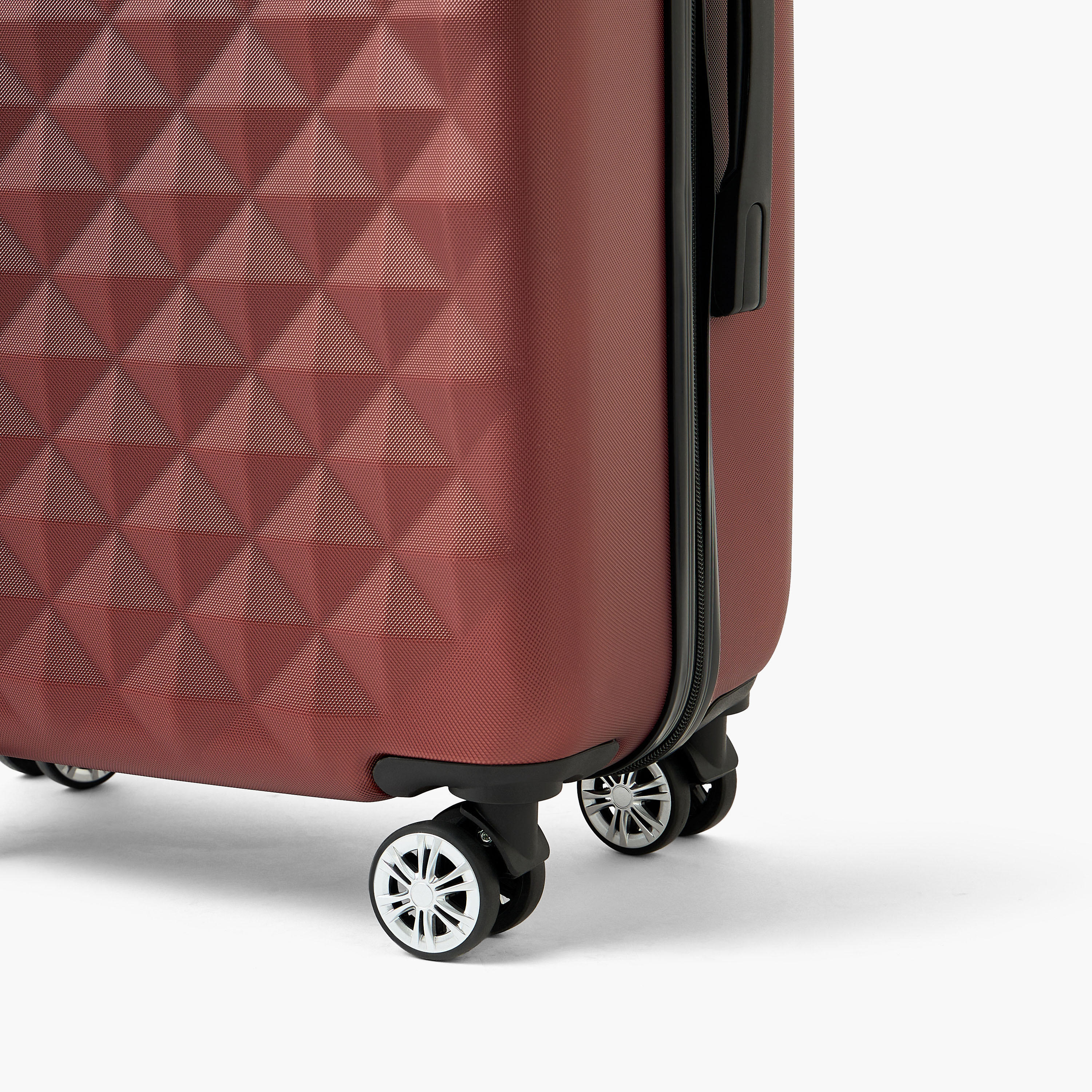 WAVE Textured Hardcase Luggage Trolley with Retractable Handle - 28 inches Check-In Bag-travel-luggagesandbags-luggage-image-5