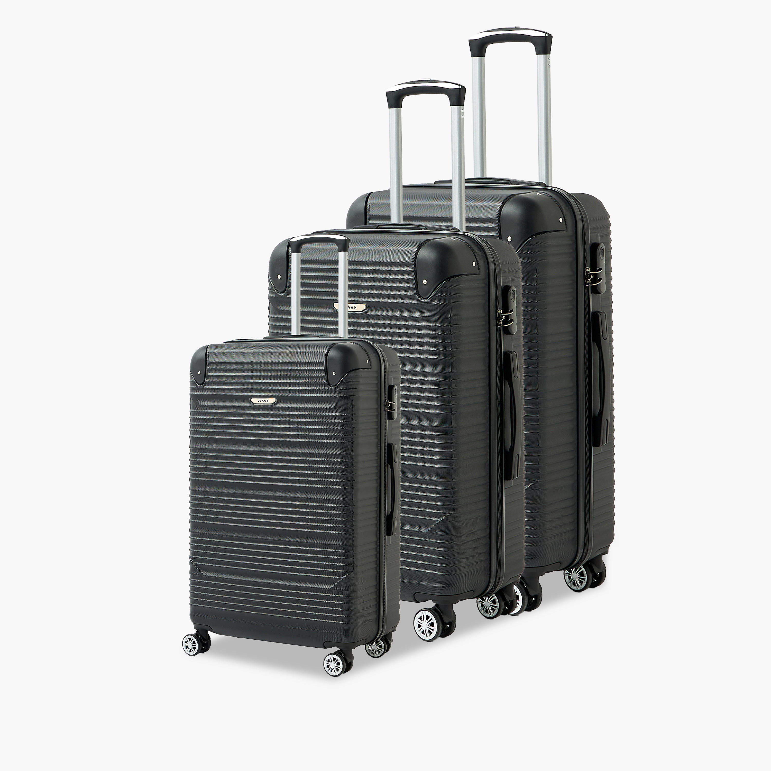شنطة سفر ترولي صلبة بارزة الملمس بمقبض قابل للسحب من ويف - شنطة شحن 24 بوصة-travel-luggagesandbags-luggage-image-12