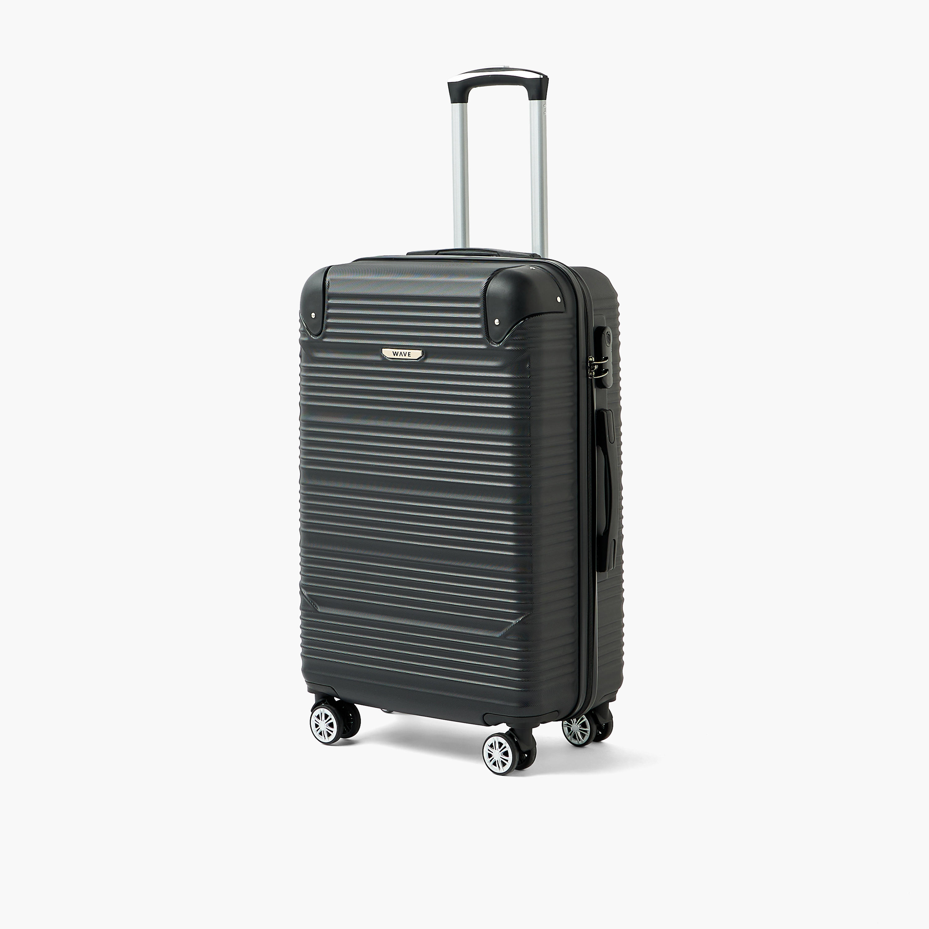 شنطة سفر ترولي صلبة بارزة الملمس بمقبض قابل للسحب من ويف - شنطة شحن 24 بوصة-travel-luggagesandbags-luggage-image-1