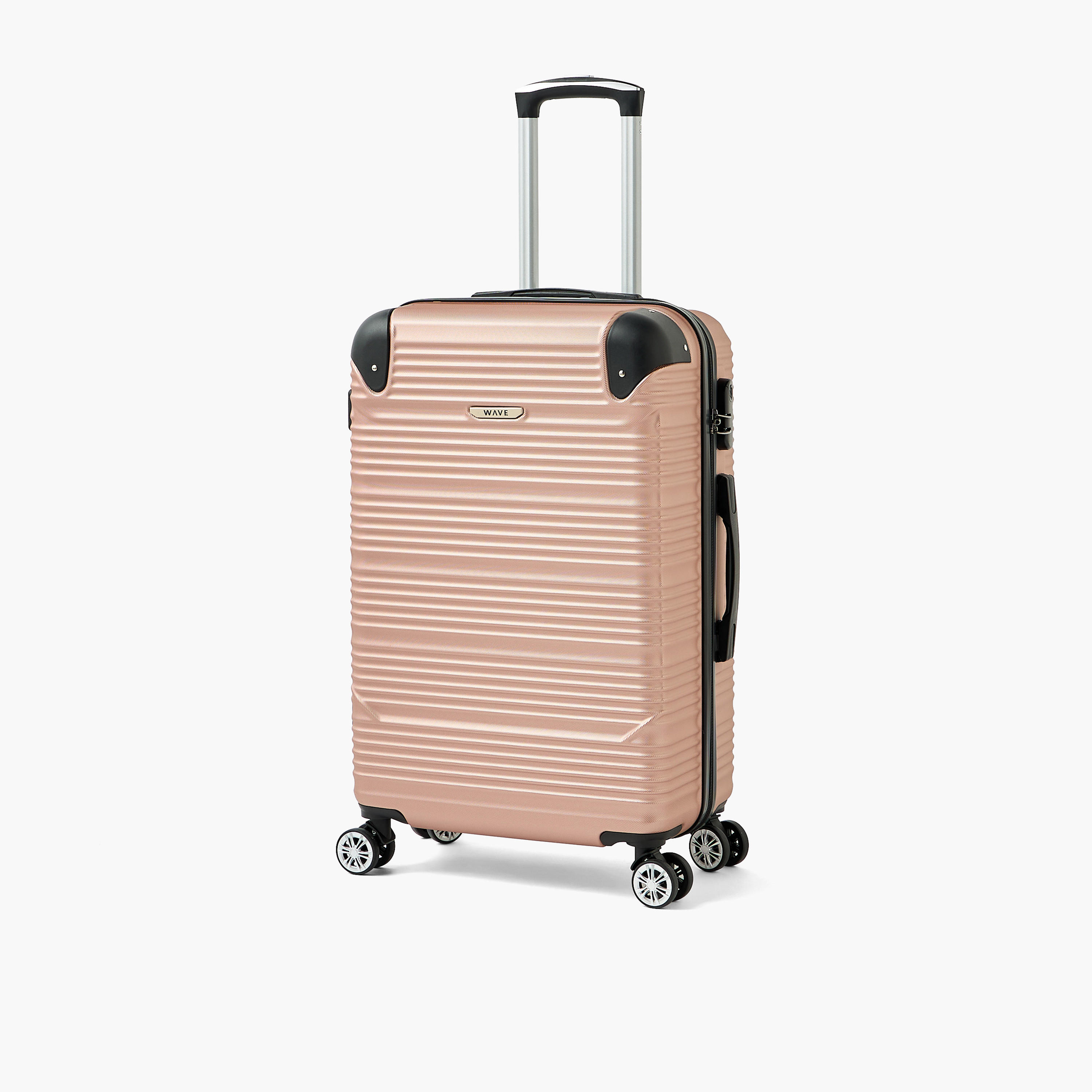 شنطة سفر ترولي صلبة بارزة الملمس بمقبض قابل للسحب من ويف - شنطة شحن 24 بوصة-travel-luggagesandbags-luggage-image-1