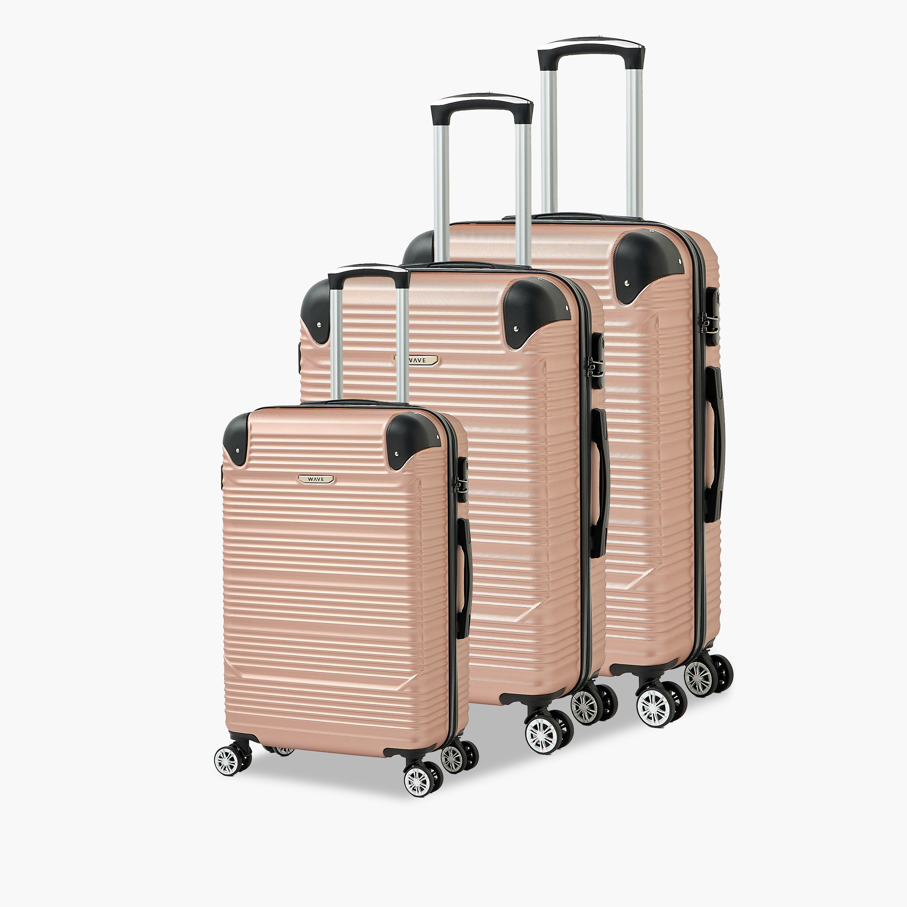 شنطة سفر ترولي صلبة بارزة الملمس بمقبض قابل للسحب من ويف - شنطة شحن 24 بوصة-travel-luggagesandbags-luggage-image-10