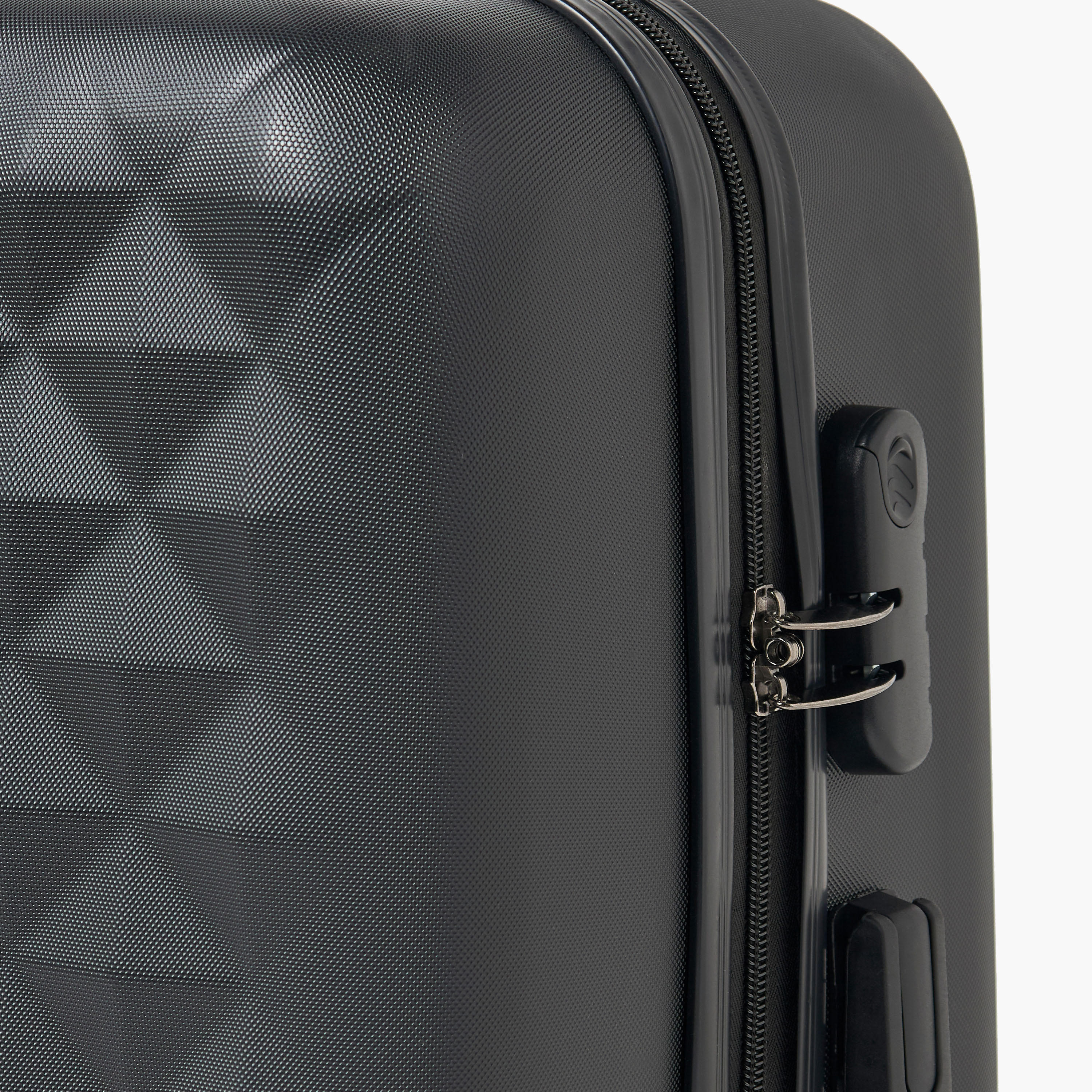 WAVE Textured Hardcase Luggage Trolley with Retractable Handle - 24 inches Check-In Bag-travel-luggagesandbags-luggage-image-4