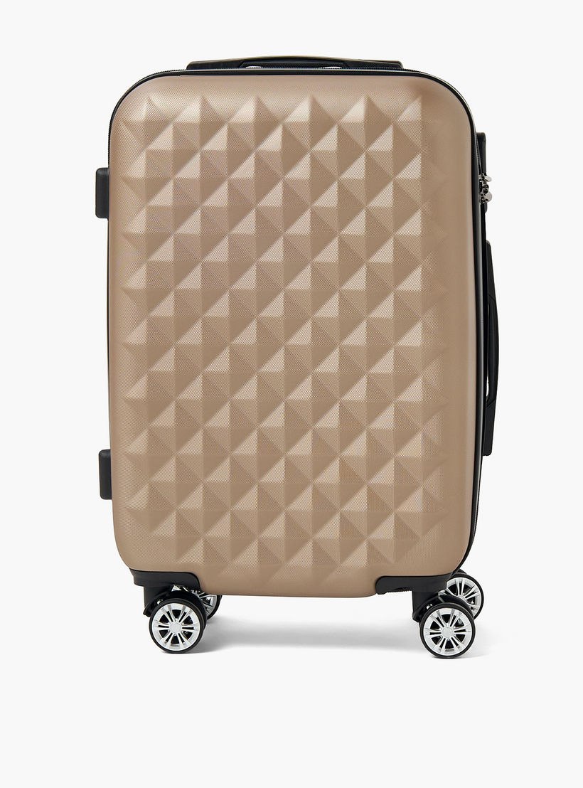 شنطة سفر صلبة بارزة الملمس بمقبض قابل للسحب من ويف - 24 بوصة Check-In Bag-travel-luggagesandbags-luggage-image-2
