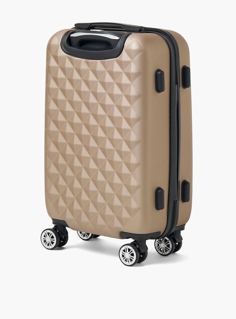 شنطة سفر صلبة بارزة الملمس بمقبض قابل للسحب من ويف - 24 بوصة Check-In Bag-travel-luggagesandbags-luggage-image-3