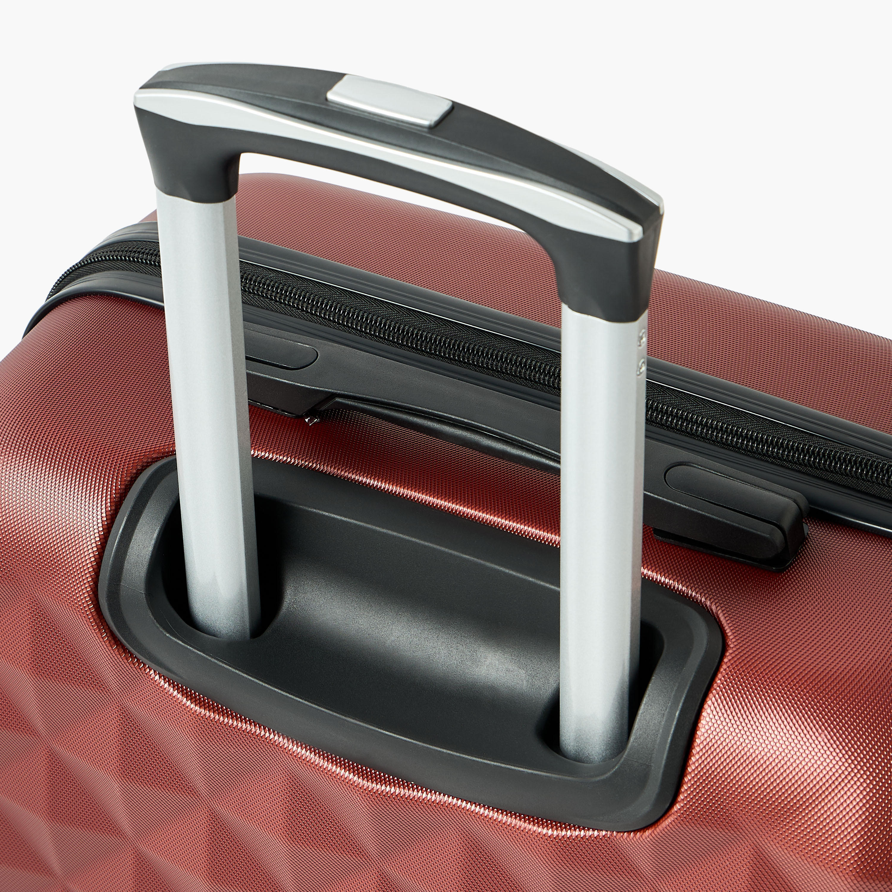 WAVE Textured Hardcase Luggage Trolley with Retractable Handle - 24 inches Check-In Bag-travel-luggagesandbags-luggage-image-7