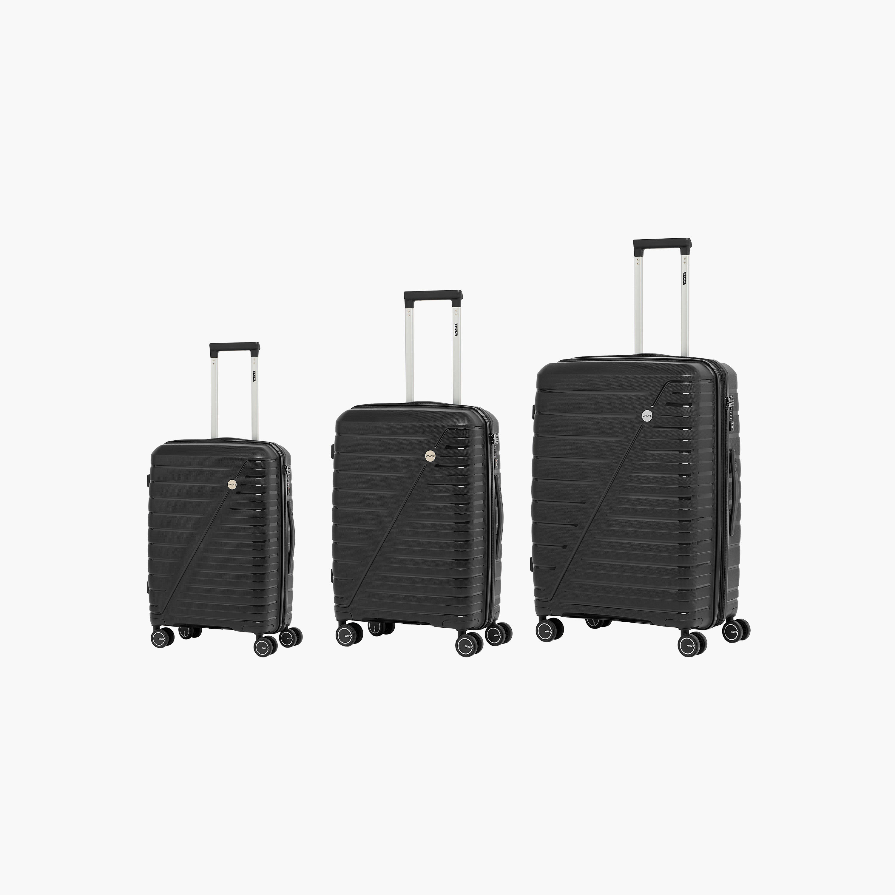 طقم شنط سفر بعجلات صلبة بارزة الملمس بمقابض قابلة للسحب من ويفي - 3 قطع-travel-luggagesandbags-luggage-image-11