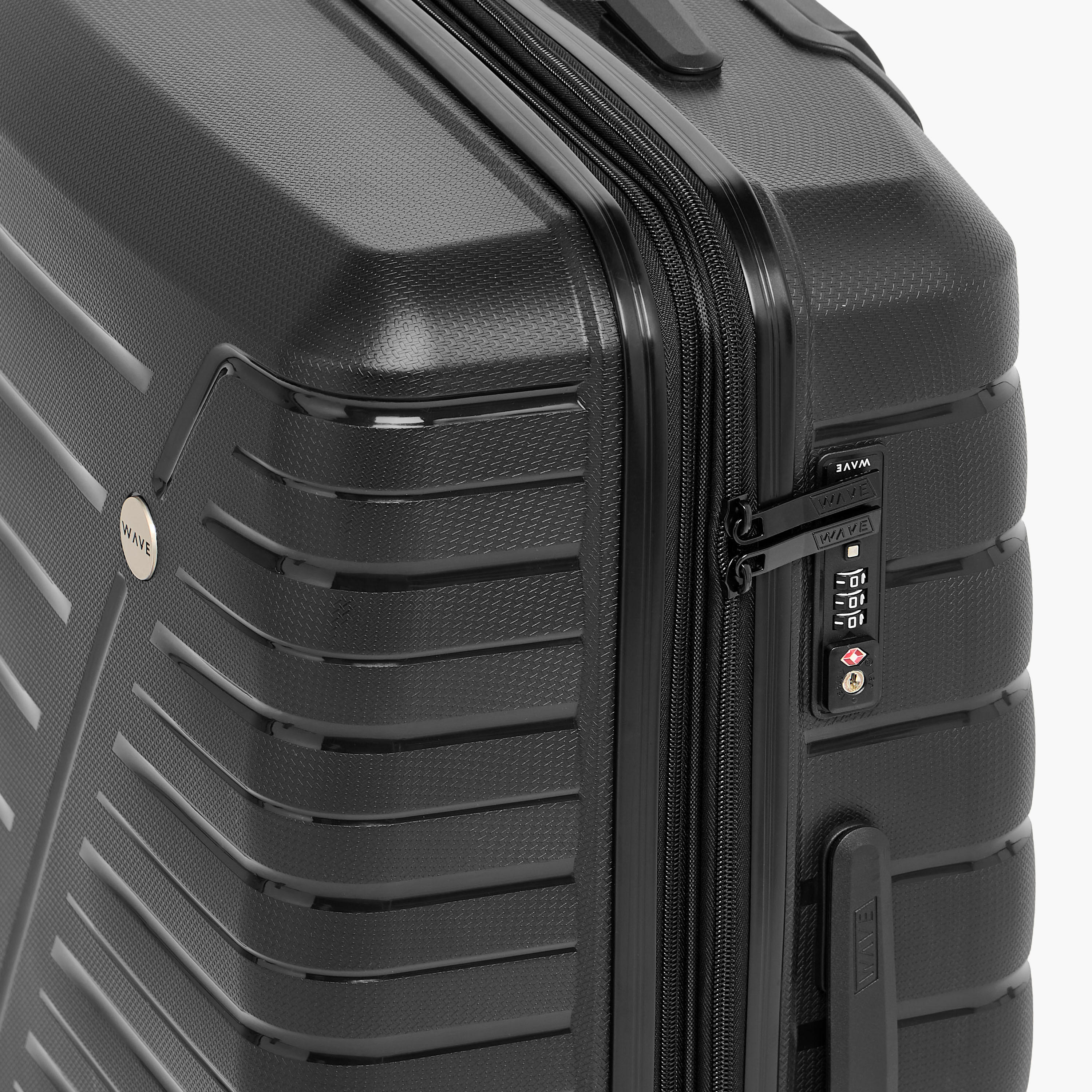 طقم شنط سفر بعجلات صلبة بارزة الملمس بمقابض قابلة للسحب من ويفي - 3 قطع-travel-luggagesandbags-luggage-image-5