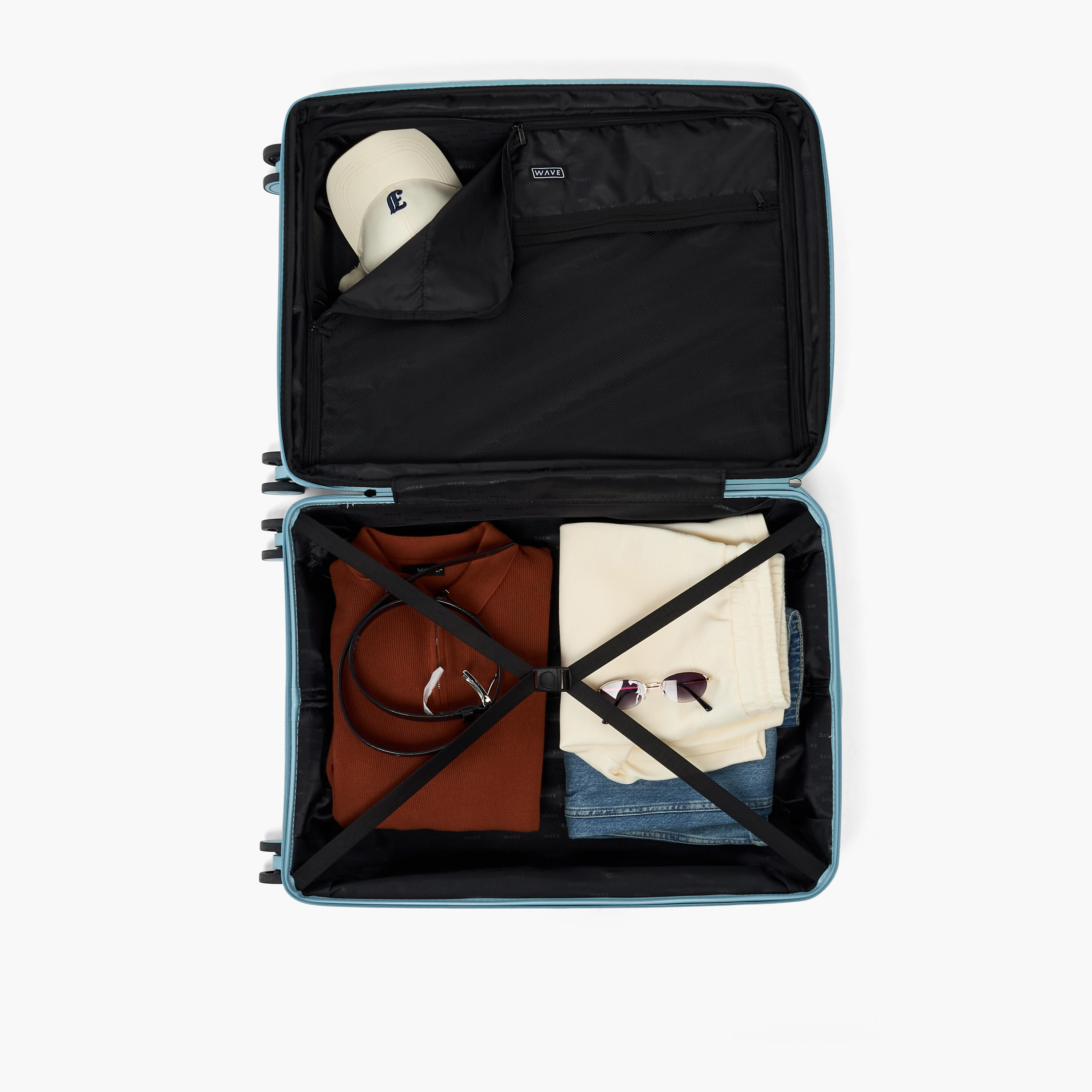 WAVE Textured Hardcase Trolley Bag with Retractable Handle - Set of 3-travel-luggagesandbags-luggage-image-11