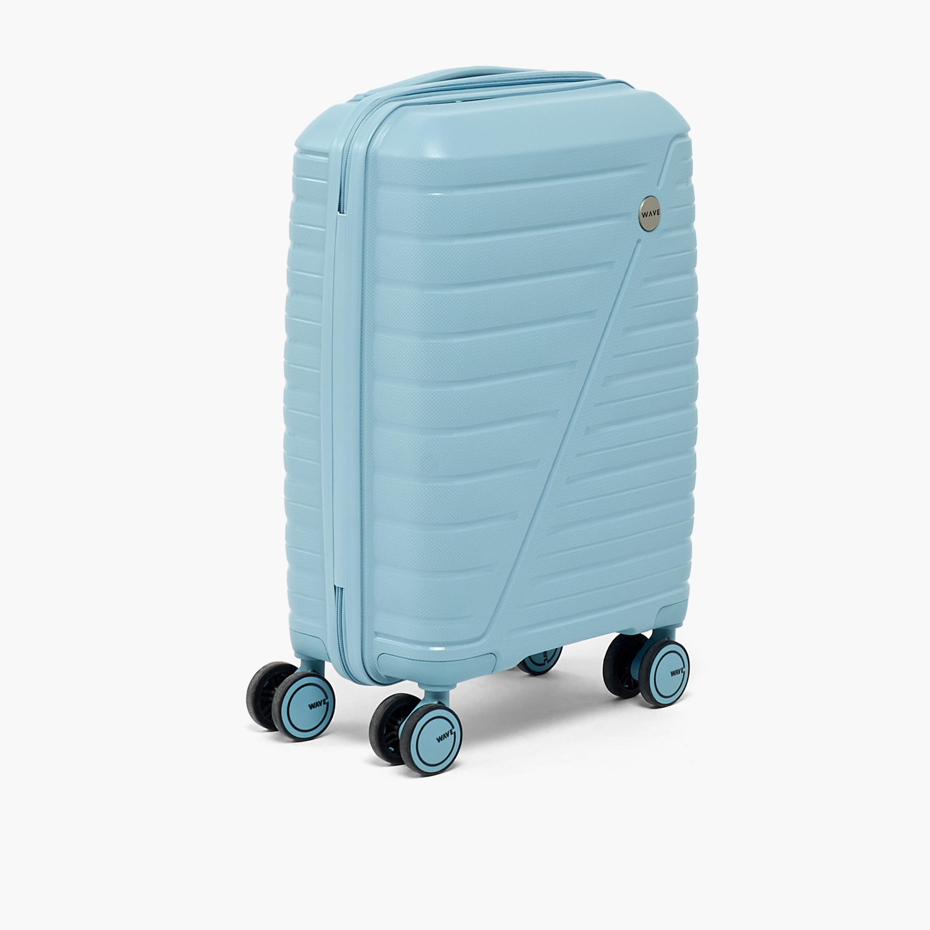 WAVE Textured Hardcase Trolley Bag with Retractable Handle - Set of 3-travel-luggagesandbags-luggage-image-14