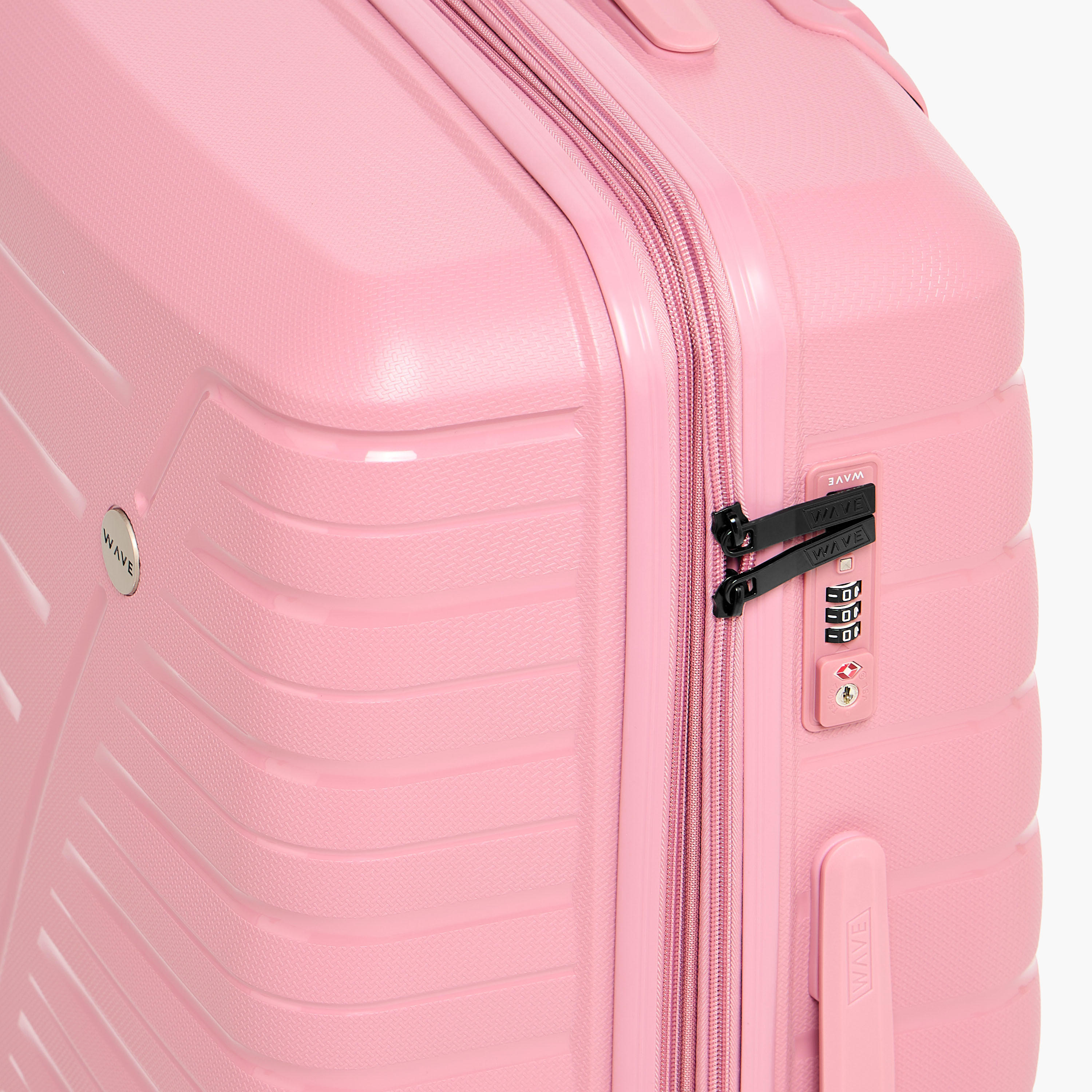 WAVE 3-Piece Textured Hardcase Luggage Trolley Set with Retractable Handle-travel-luggagesandbags-luggage-image-5