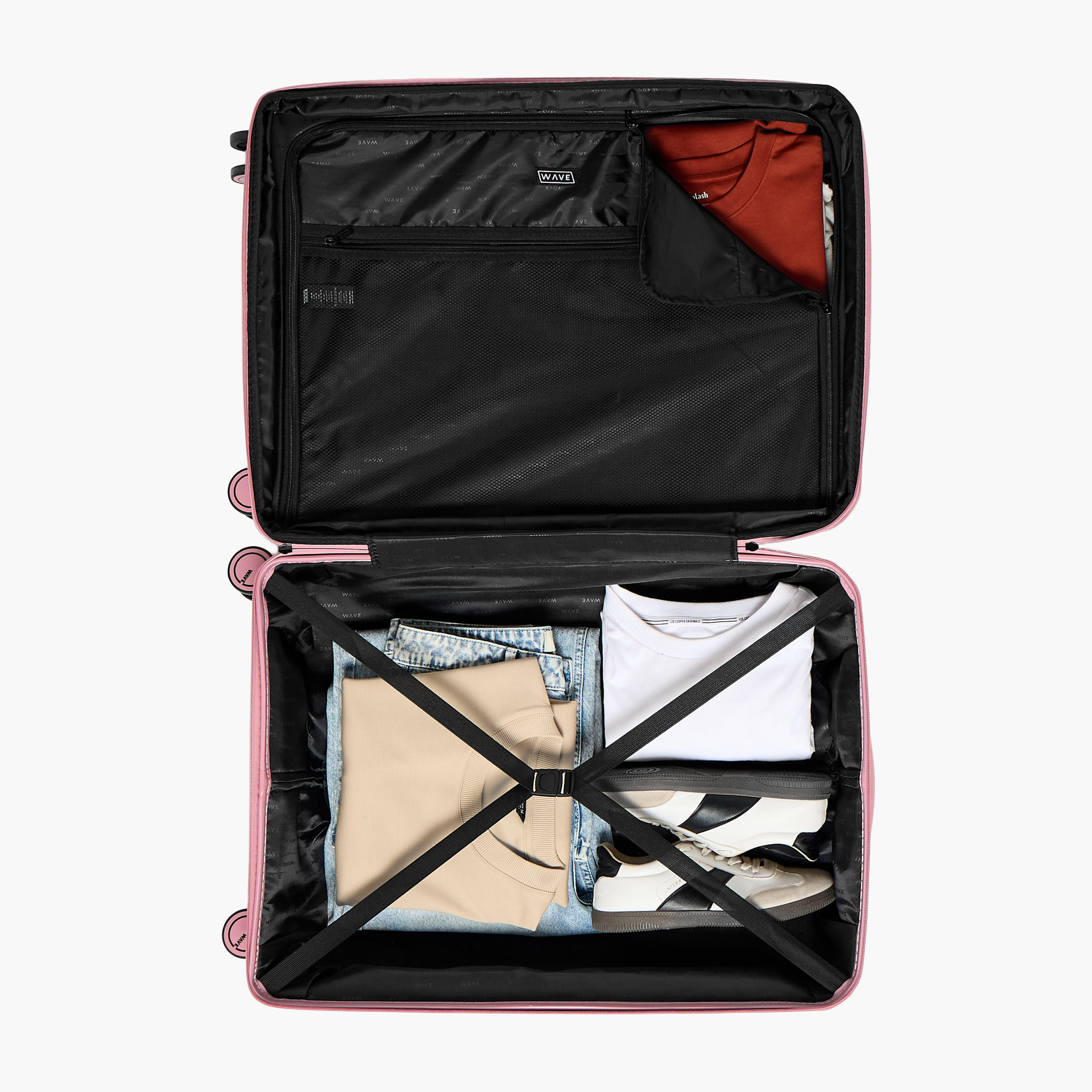 WAVE 3-Piece Textured Hardcase Luggage Trolley Set with Retractable Handle-travel-luggagesandbags-luggage-image-8