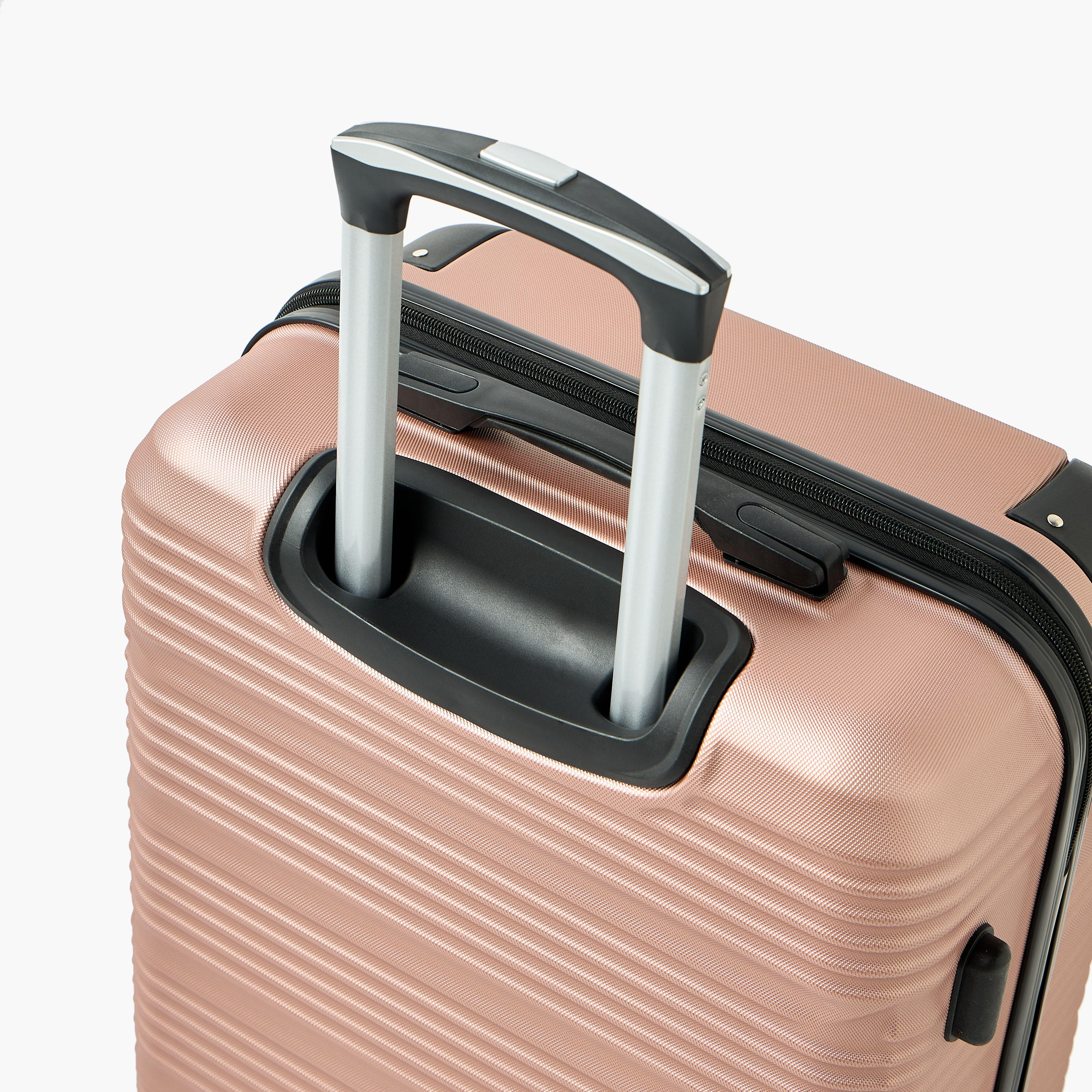 WAVE Textured Hardcase Luggage Trolley with Retractable Handle - 20 inches Cabin Bag-travel-luggagesandbags-luggage-image-5