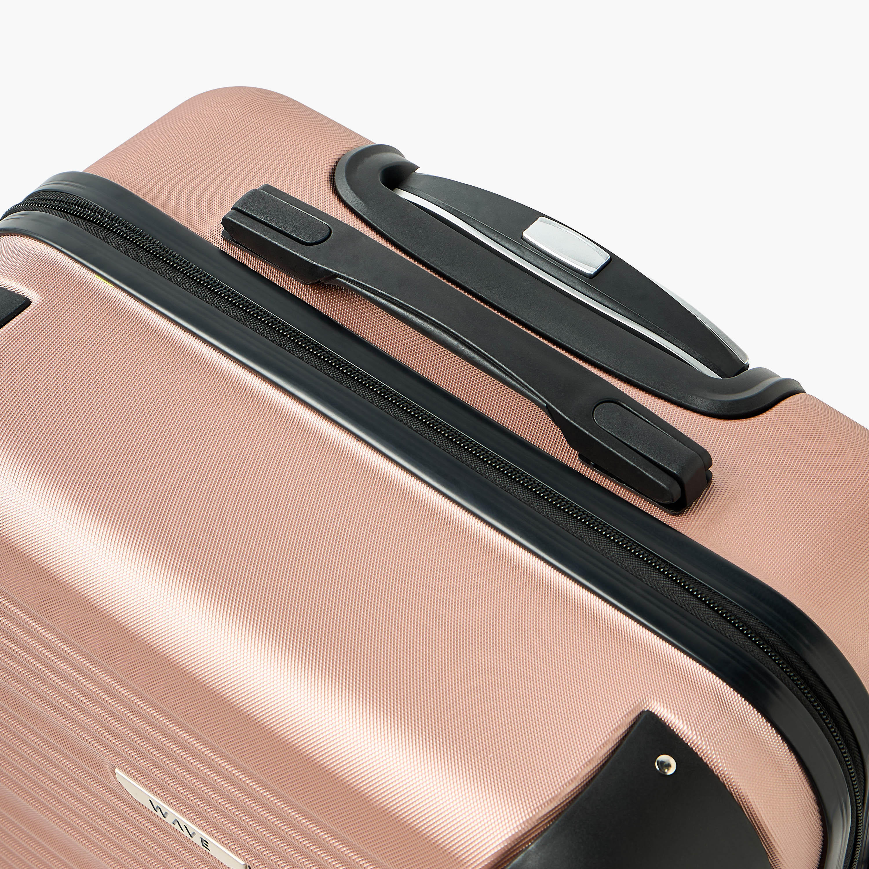 WAVE Textured Hardcase Luggage Trolley with Retractable Handle - 20 inches Cabin Bag-travel-luggagesandbags-luggage-image-6