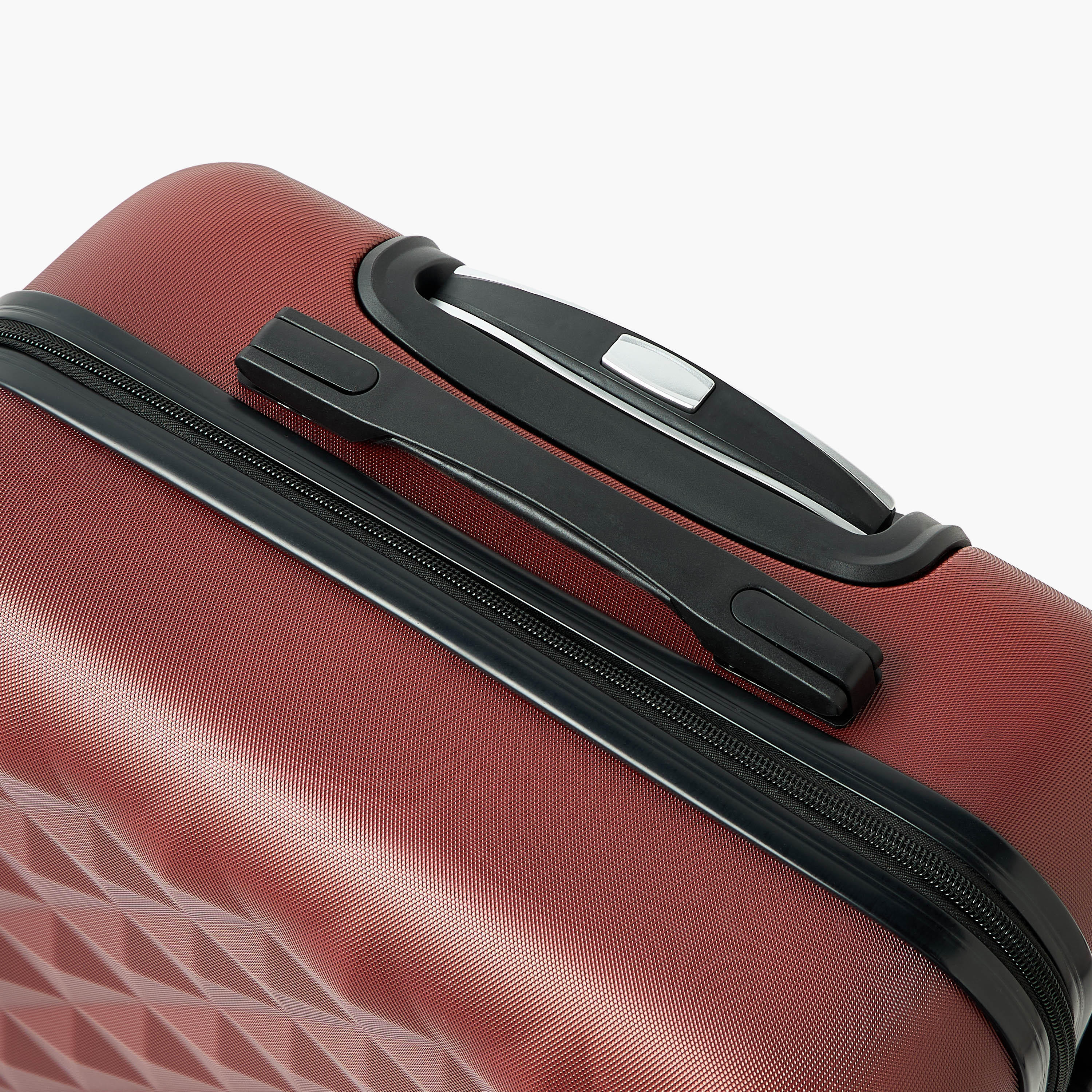 WAVE Textured Hardcase Luggage Trolley with Retractable Handle - 20 inches Cabin Bag-travel-luggagesandbags-luggage-image-5