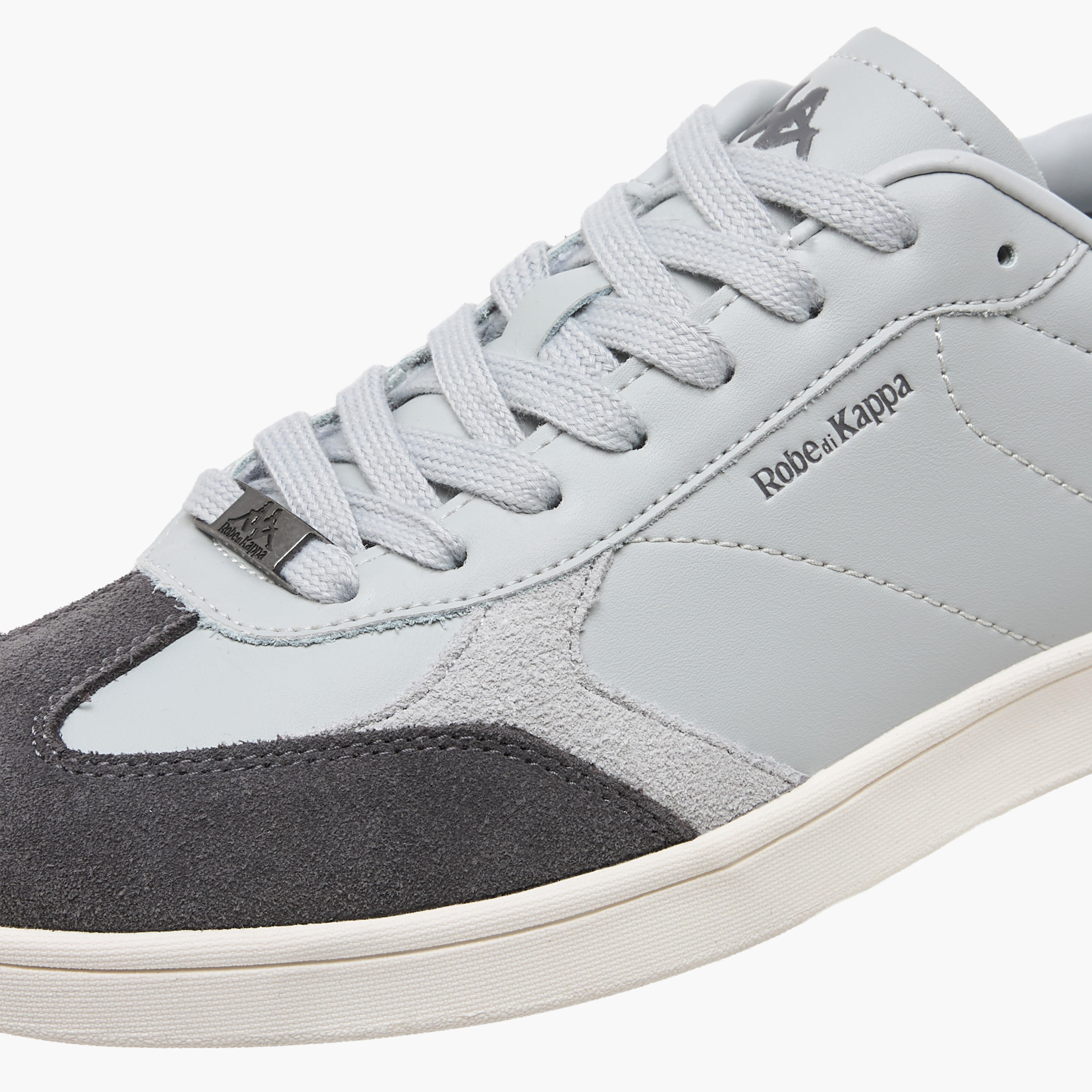 Kappa Men Lace-Up Leather Ankle Sneakers-men-shoes-sneakers-image-4