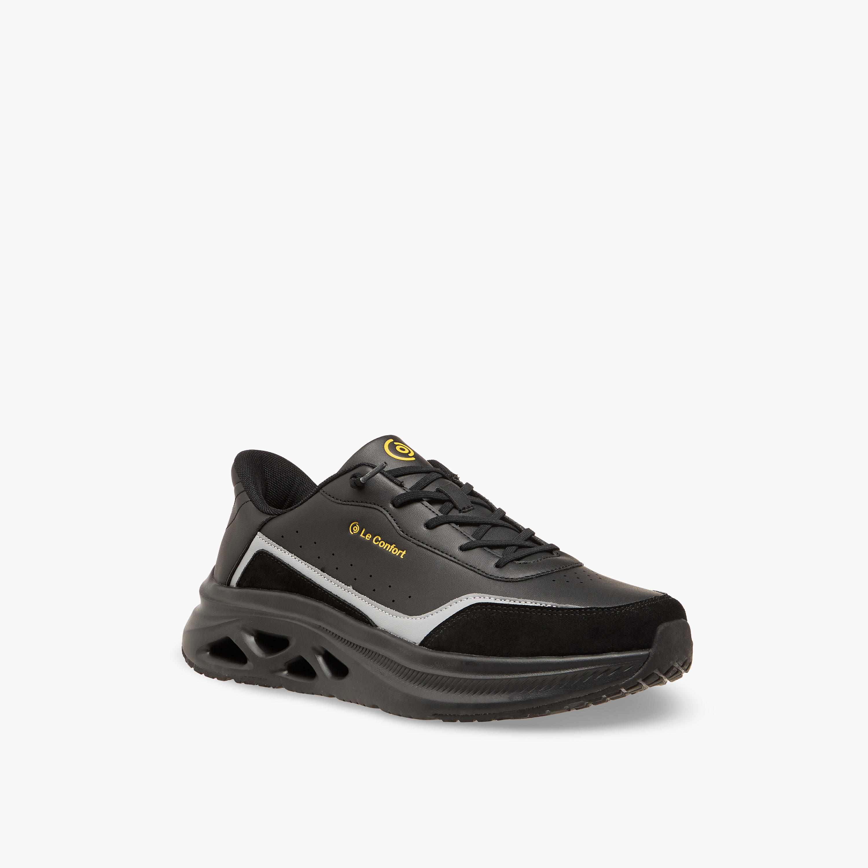 حذاء سنيكرز طول الكاحل برباط للرجال من لو كونفورت-men-shoes-sneakers-image-3