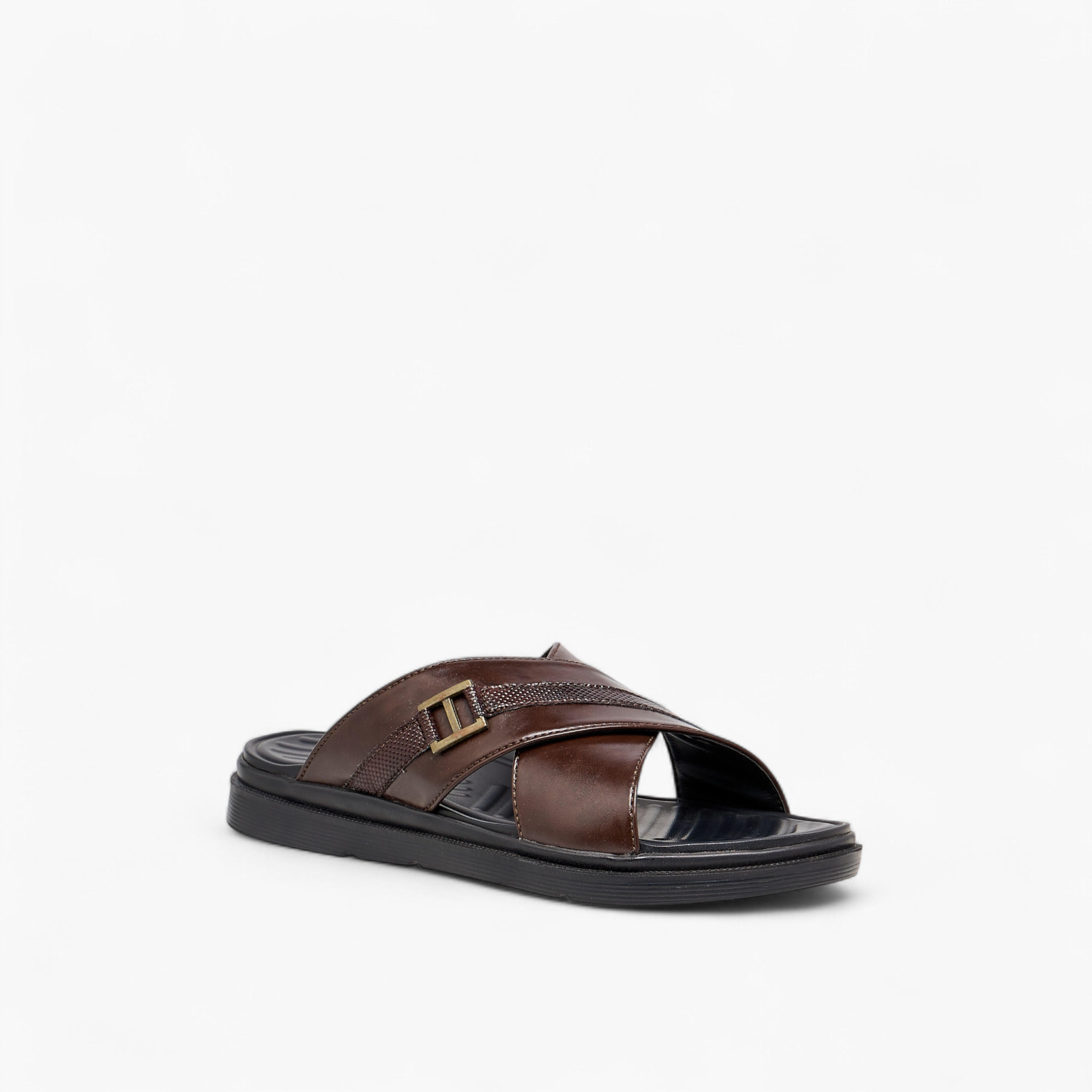 صندل مريح سهل الارتداء بحزام متقاطع من أل بي أل من شو إكسبريس-men-shoes-sandals-image-2
