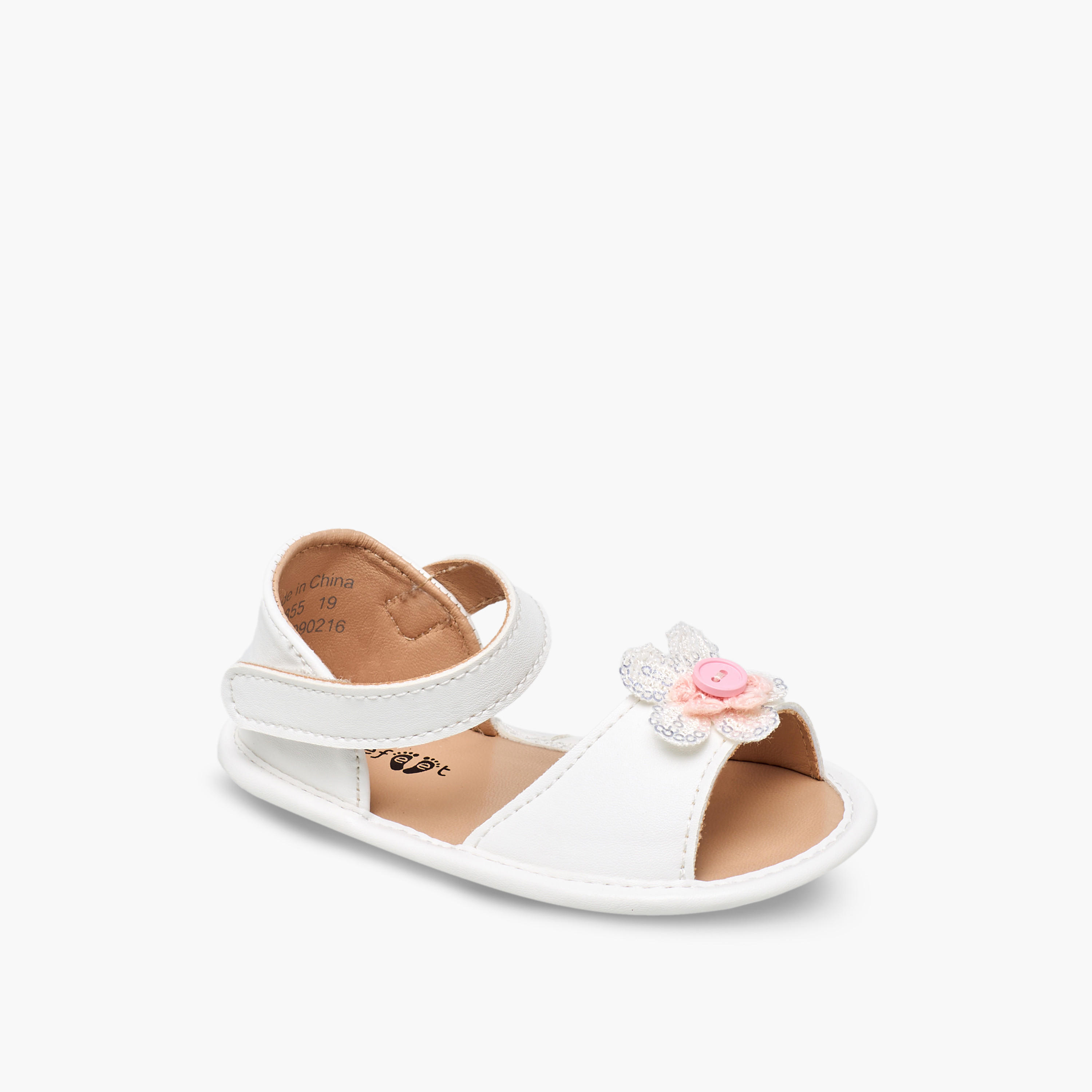 Barefeet Booties with Hook & Loop Closure-baby-girls-shoes-booties-image-2