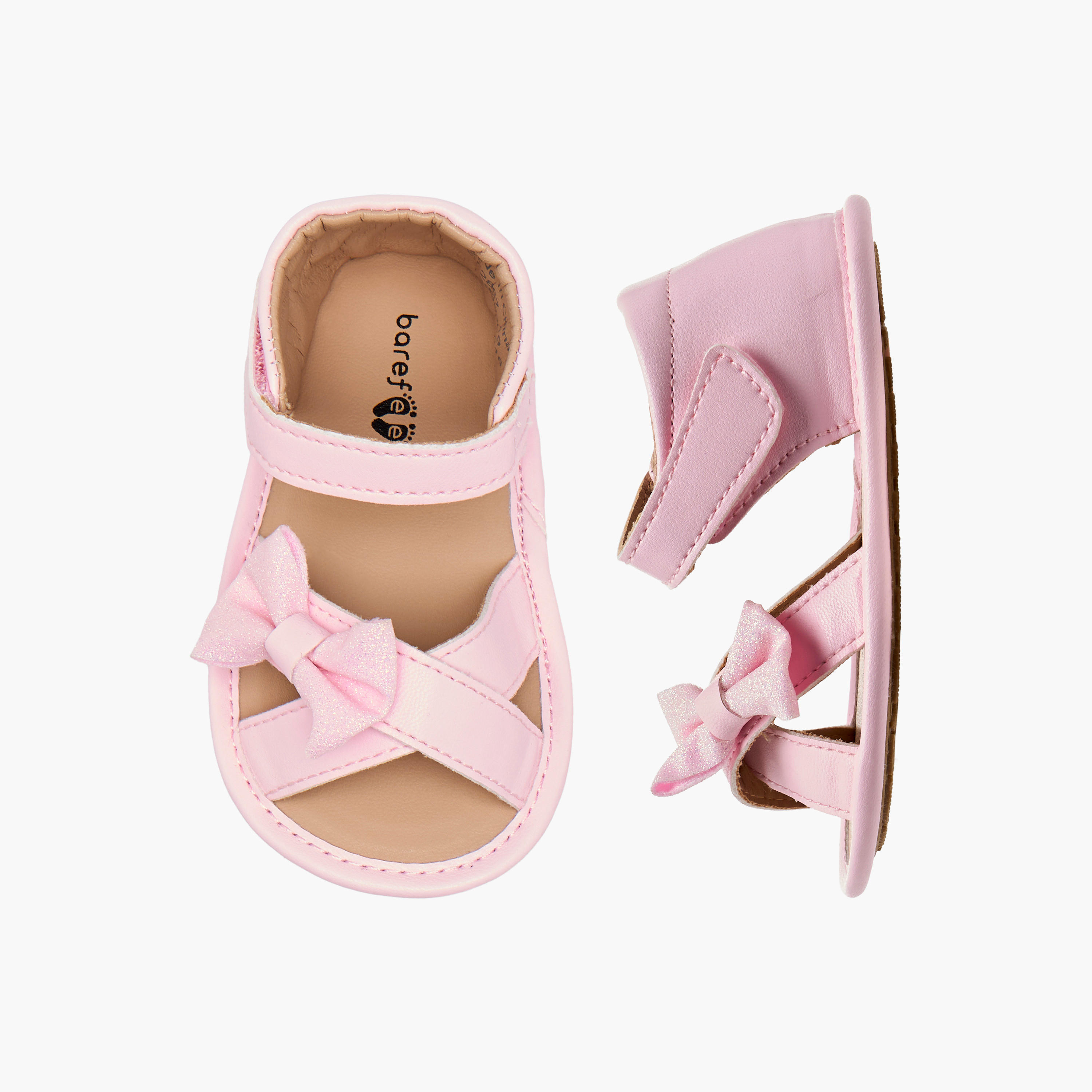 حذاء أطفال بفيونكة من بيرفيت-baby-girls-shoes-booties-image-1