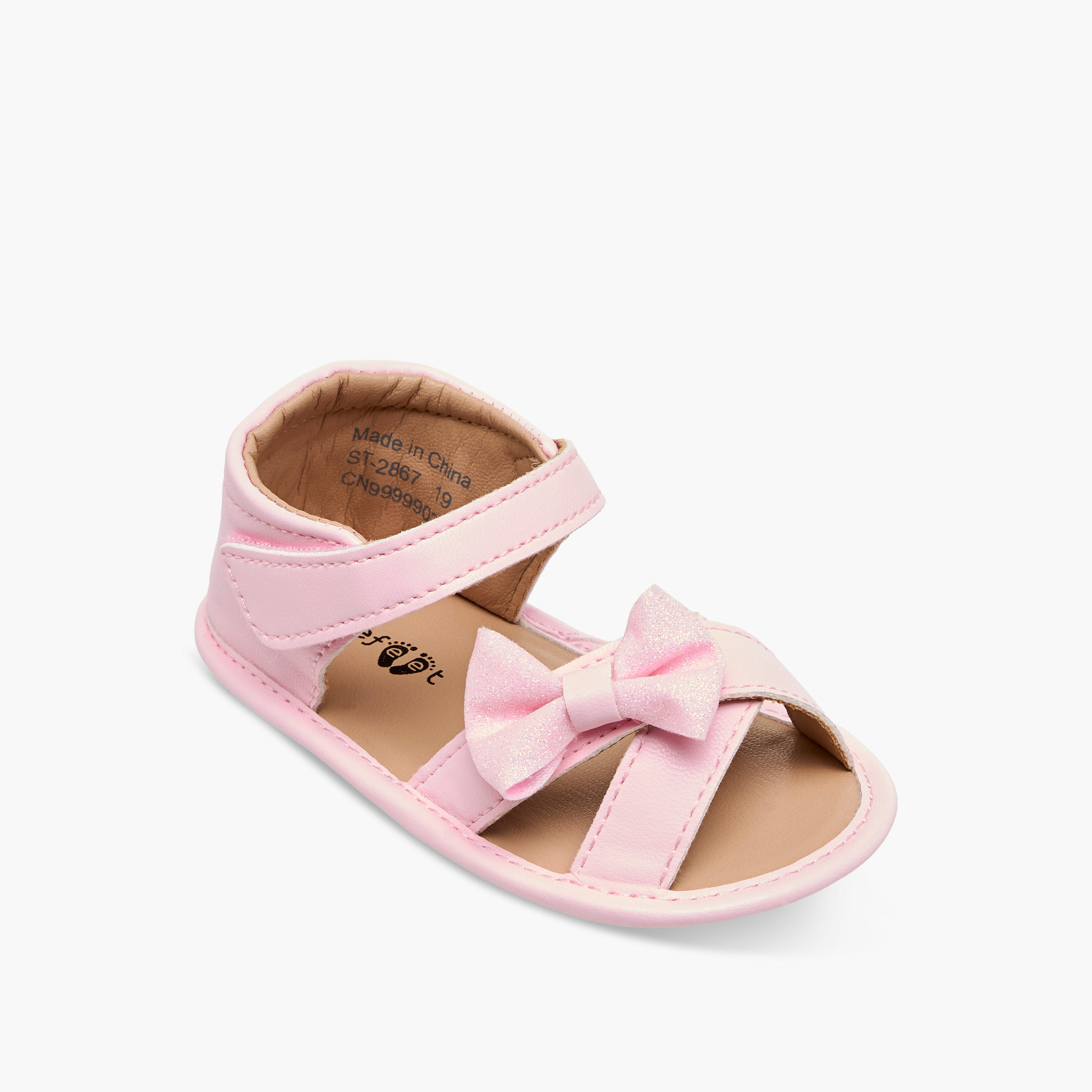 حذاء أطفال بفيونكة من بيرفيت-baby-girls-shoes-booties-image-2