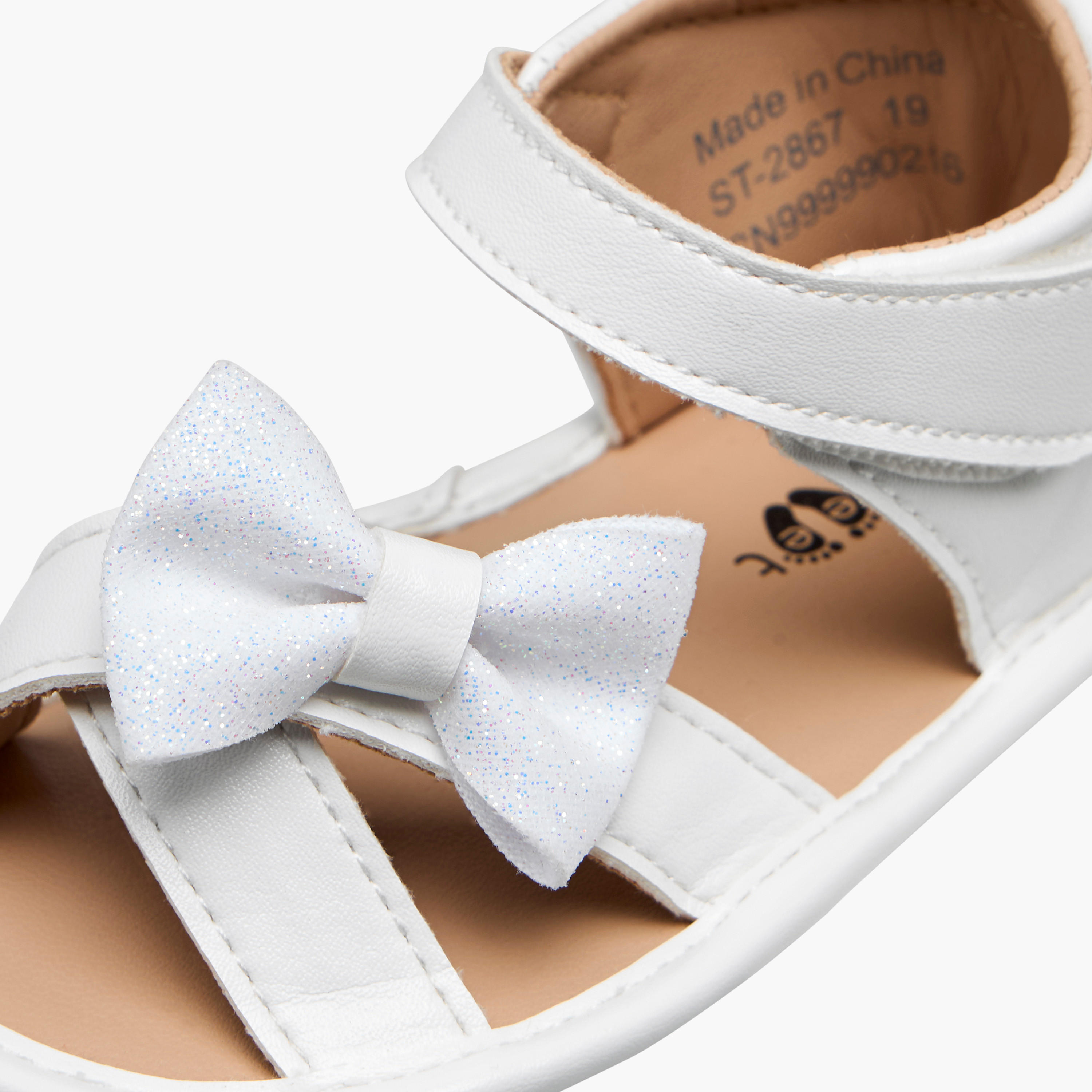 Barefeet Booties with Bow Accent-baby-girls-shoes-booties-image-4