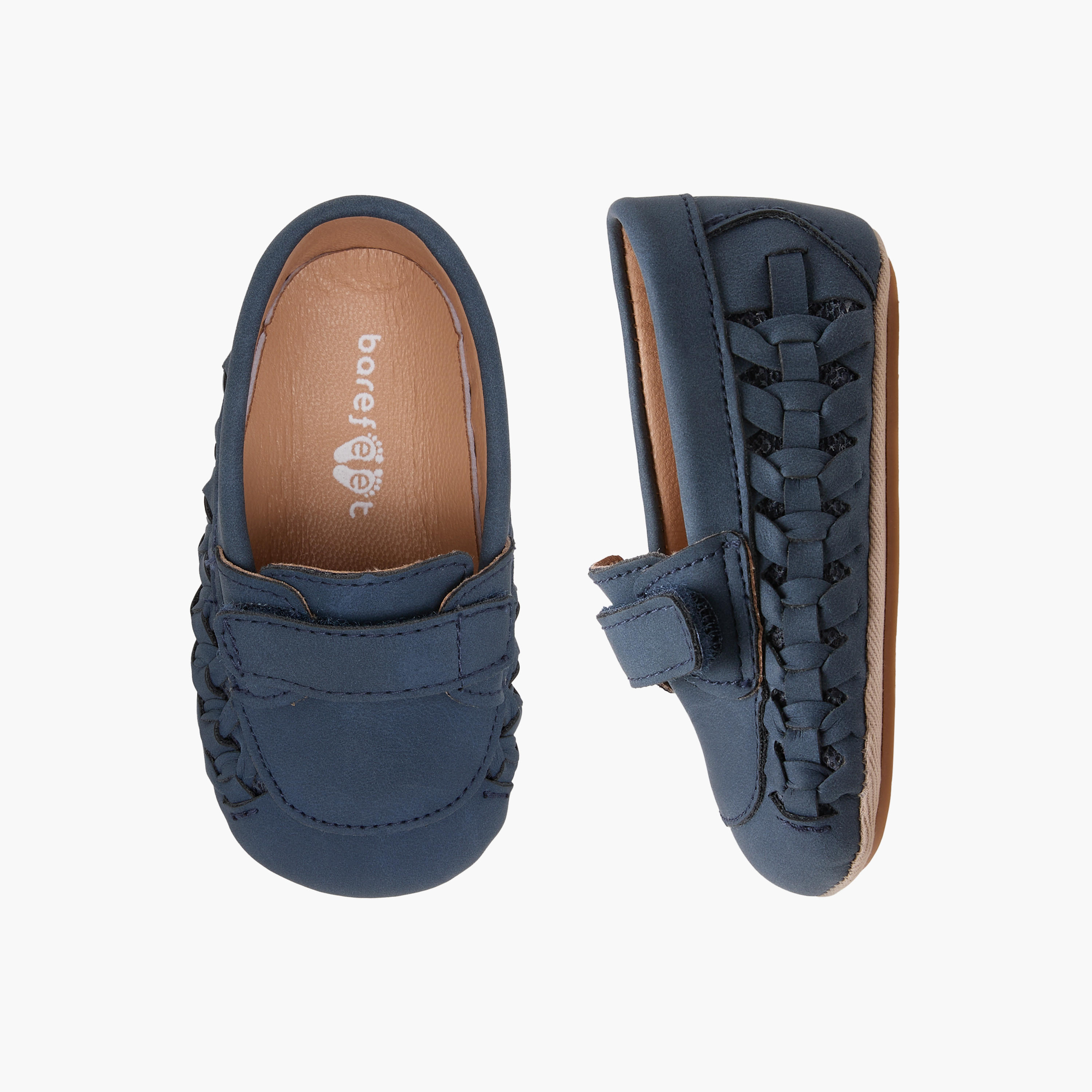 Barefeet Textured Slip-On Booties-baby-boys-shoes-booties-image-1
