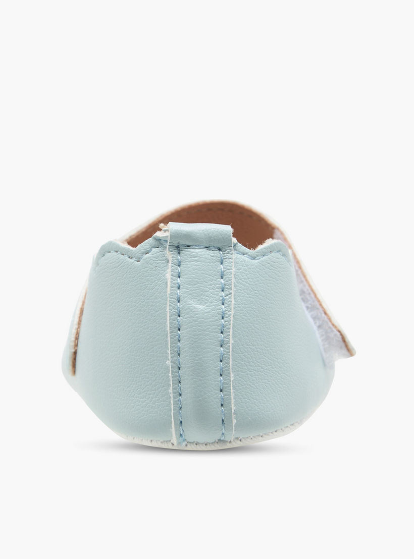 حذاء بفيونكة وشريط إغلاق لاصق من بيرفيت-baby-girls-shoes-closedshoes-image-5