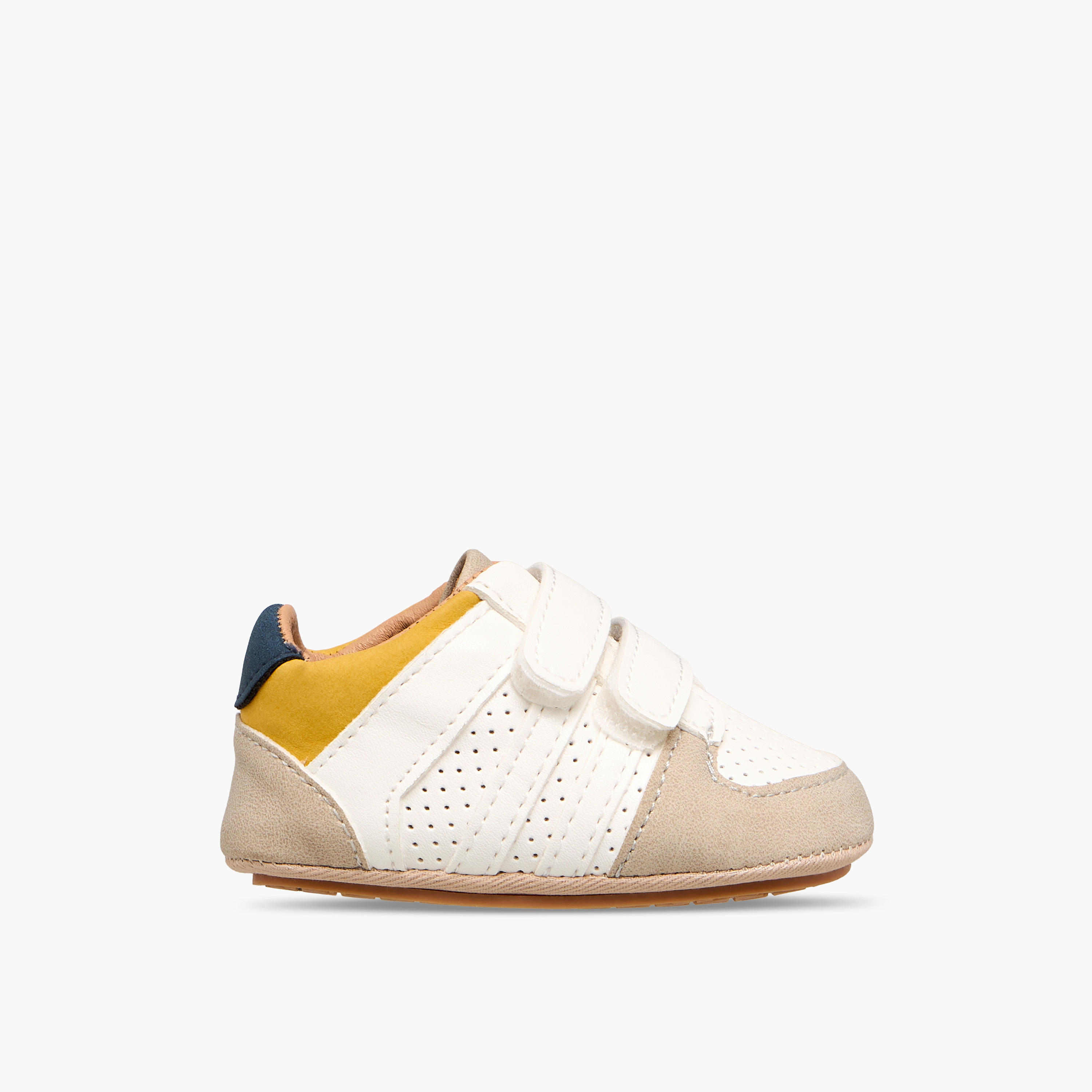 بوت بتفاصيل ألواح وشريط إغلاق لاصق من بيرفيت-baby-boys-shoes-booties-image-3