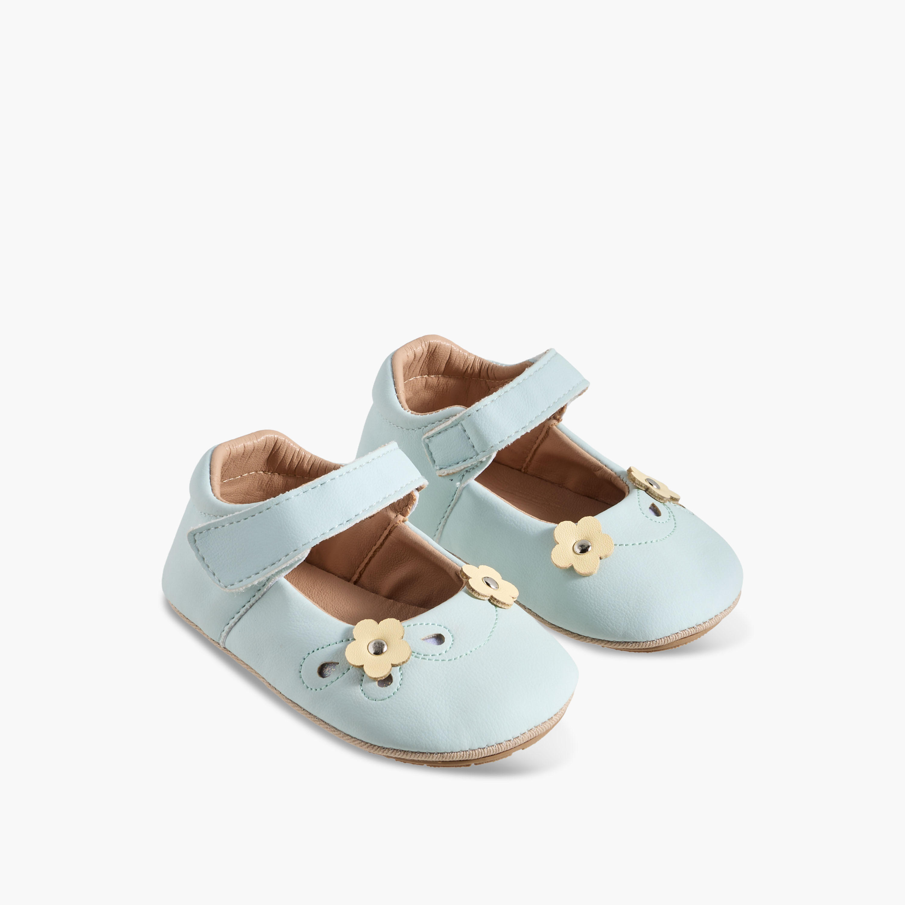 حذاء ماري جين بشريط إغلاق لاصق من بيرفيت-baby-girls-shoes-booties-image-1