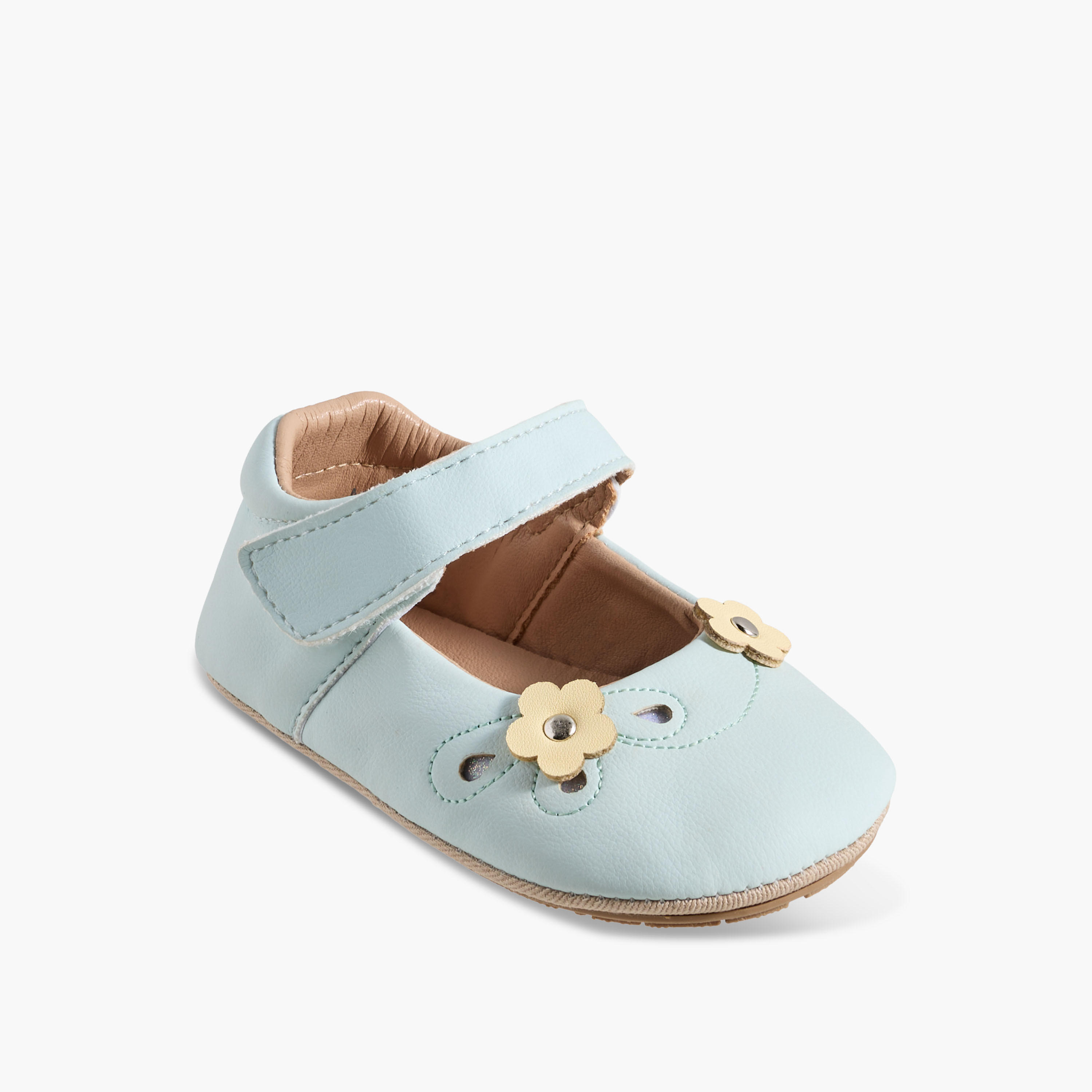 حذاء ماري جين بشريط إغلاق لاصق من بيرفيت-baby-girls-shoes-booties-image-2