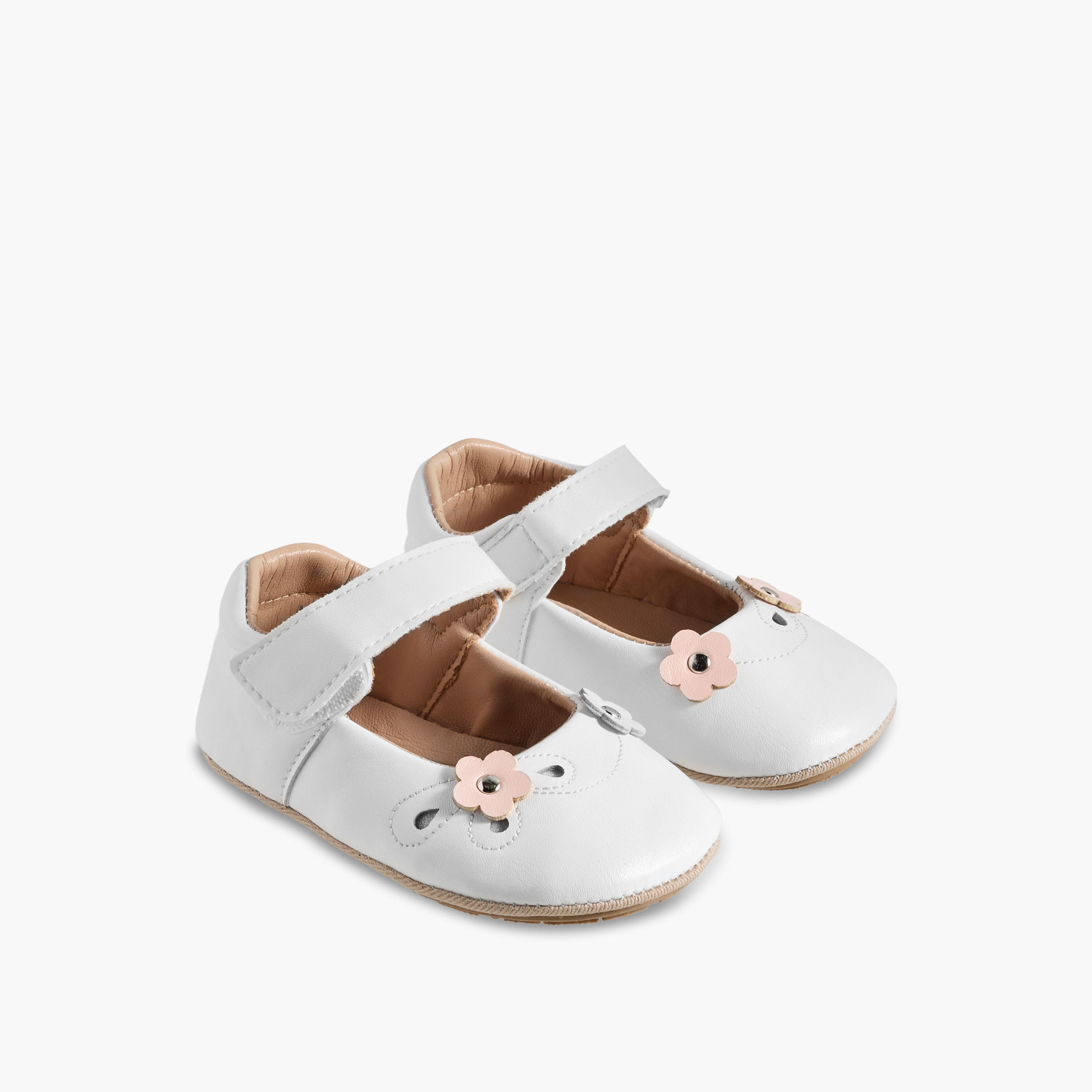 حذاء ماري جين بشريط إغلاق لاصق من بيرفيت-baby-girls-shoes-booties-image-1