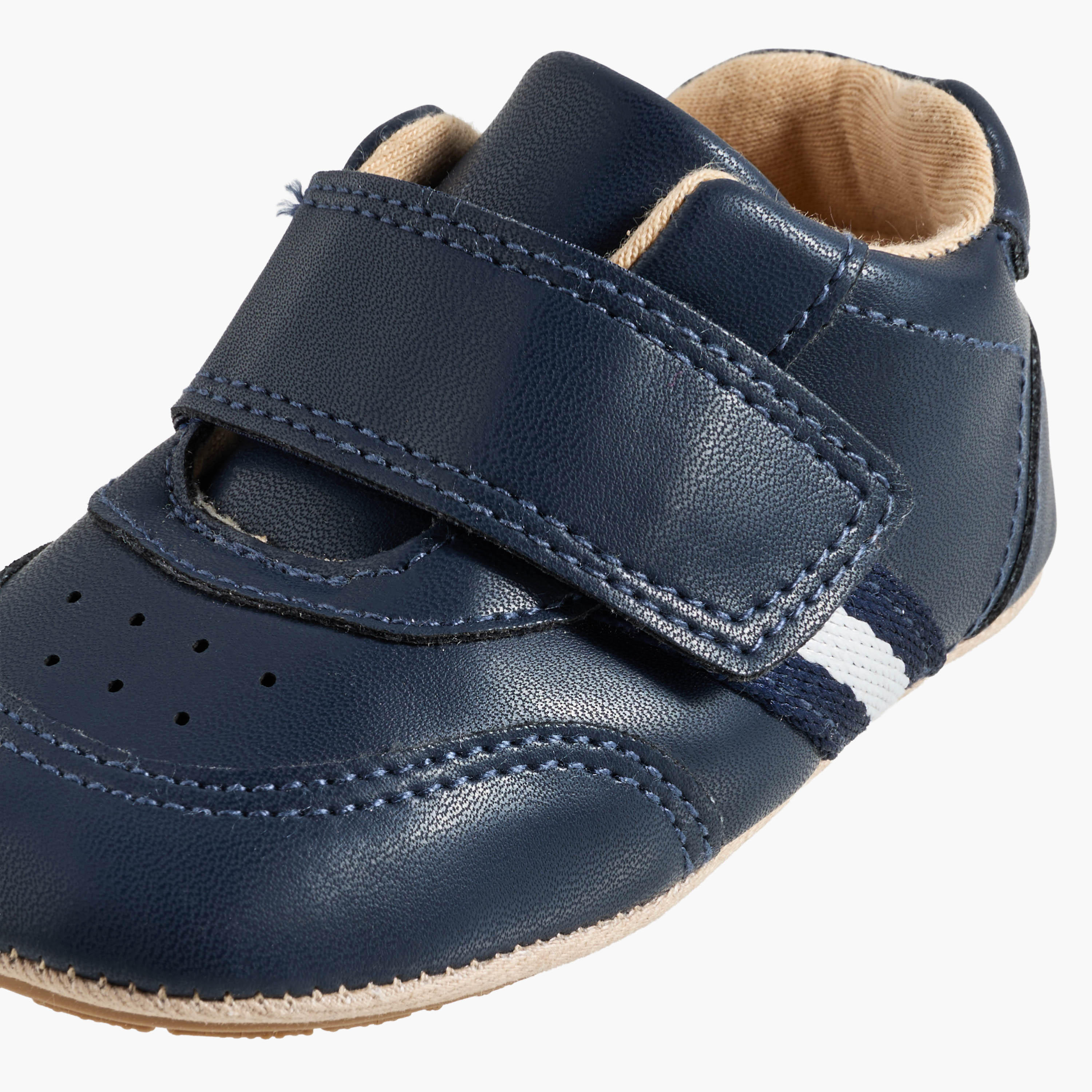 Barefeet Booties with Hook & Loop Closure-baby-boys-shoes-booties-image-4