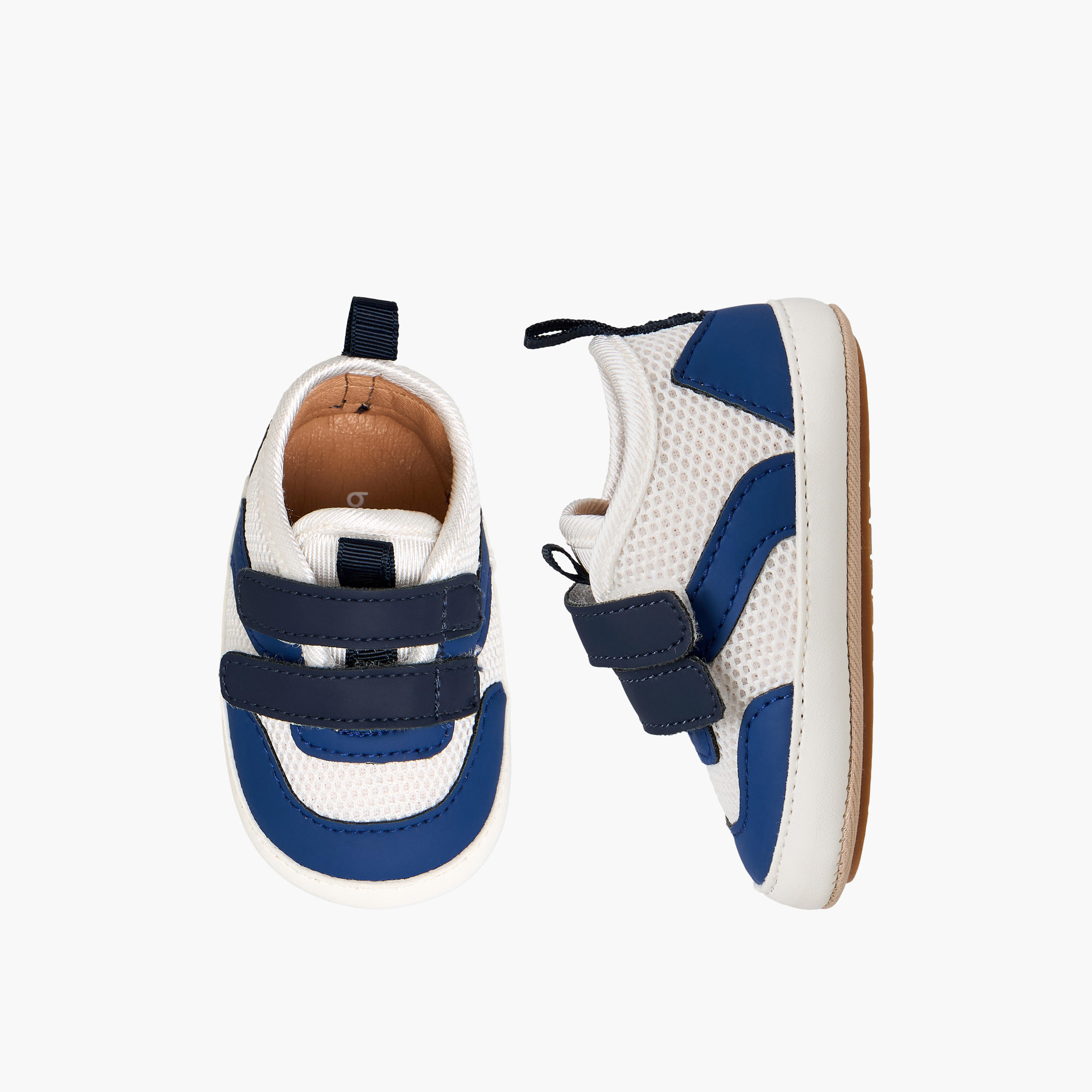 بوت بتفاصيل ألواح وشريط إغلاق لاصق من بيرفيت-baby-boys-shoes-booties-image-1