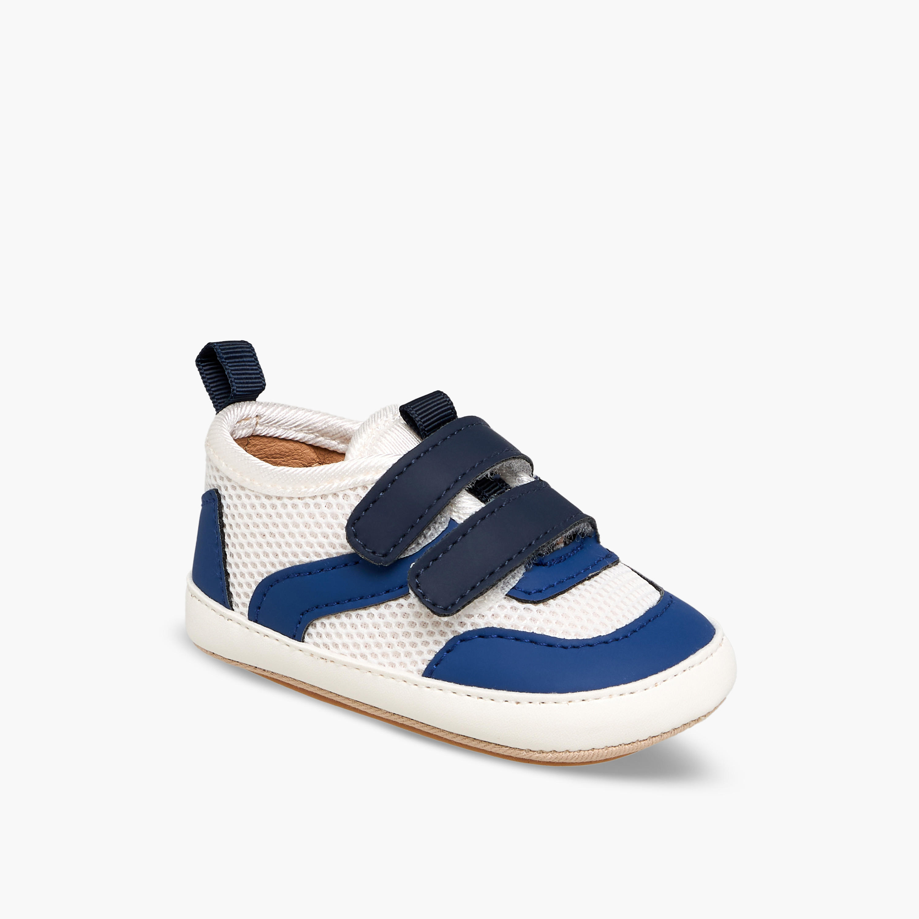 بوت بتفاصيل ألواح وشريط إغلاق لاصق من بيرفيت-baby-boys-shoes-booties-image-2