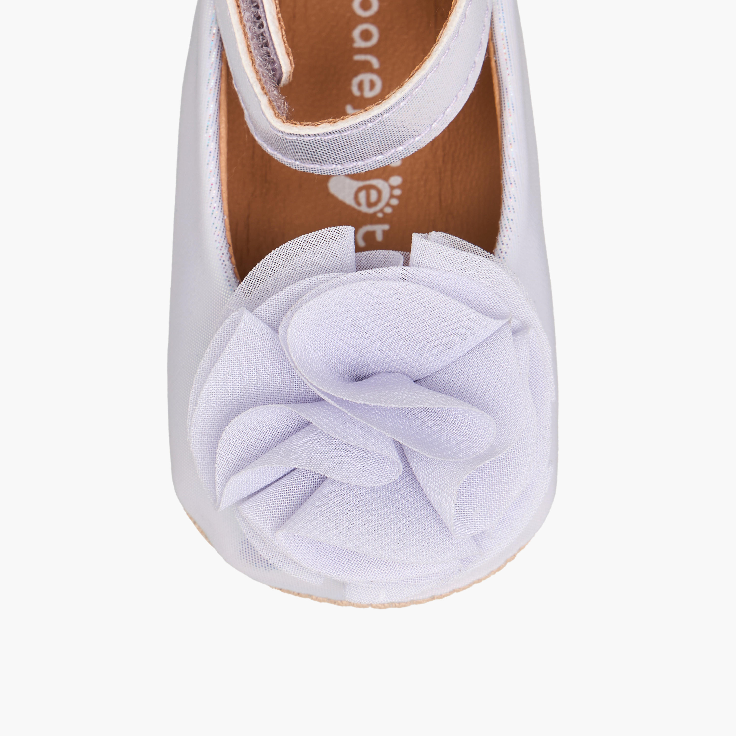 حذاء باليرينا بزينة زهرية من بيرفيت-baby-girls-shoes-booties-image-4