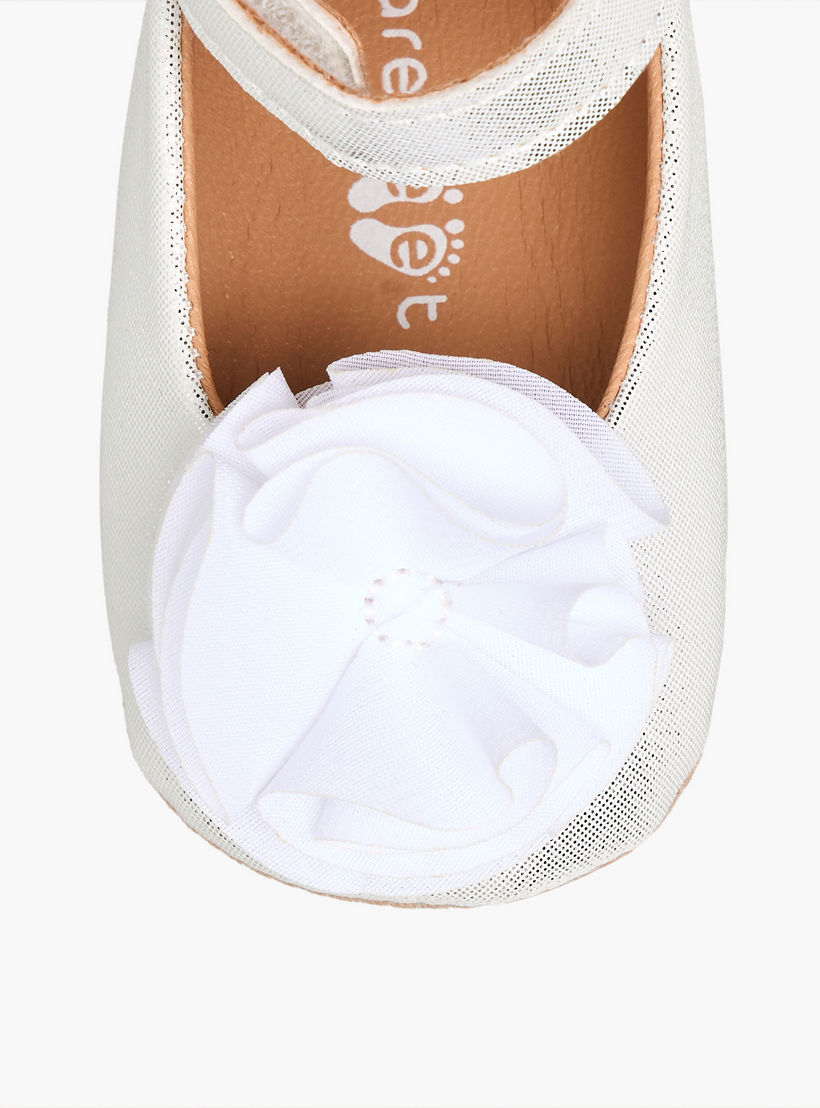 Barefeet Ballerina Shoes with Floral Accent-baby-girls-shoes-booties-image-4