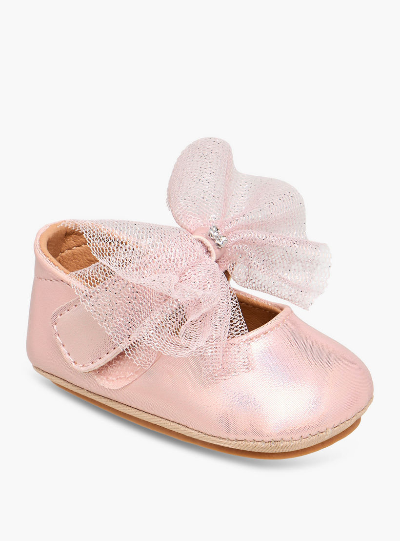 حذاء أطفال بفيونكة من بيرفيت-baby-girls-shoes-booties-image-2