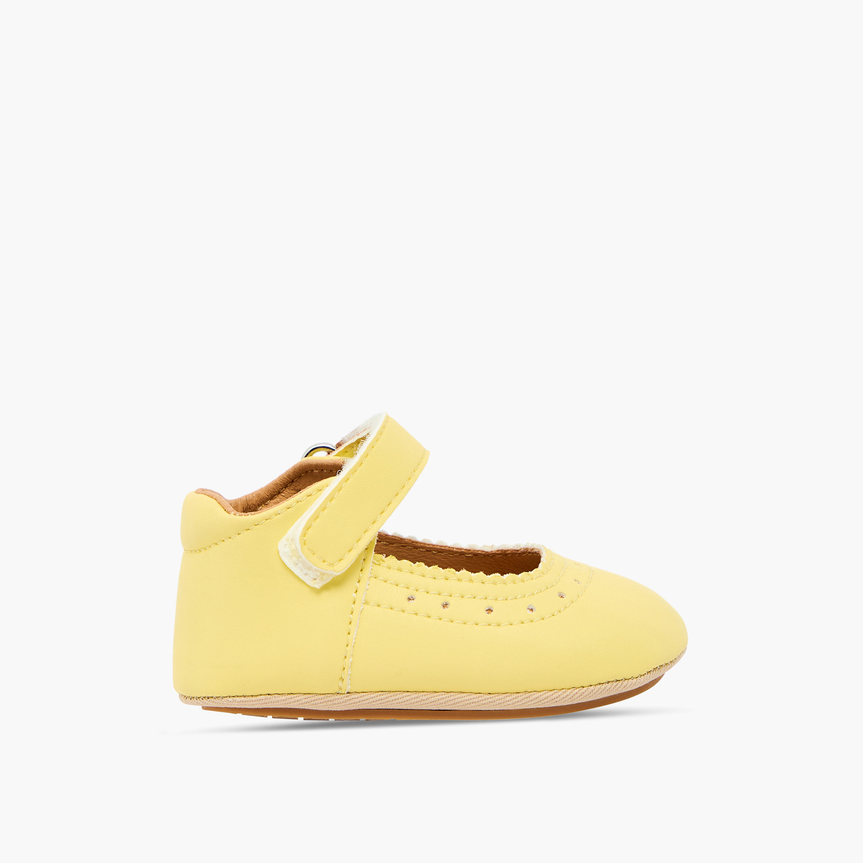 حذاء خفيف بشريط إغلاق لاصق من بيرفيت-baby-girls-shoes-booties-image-3