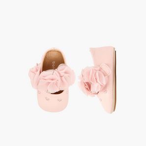 Barefeet Booties with Hook & Loop Closure-baby-girls-shoes-image-1