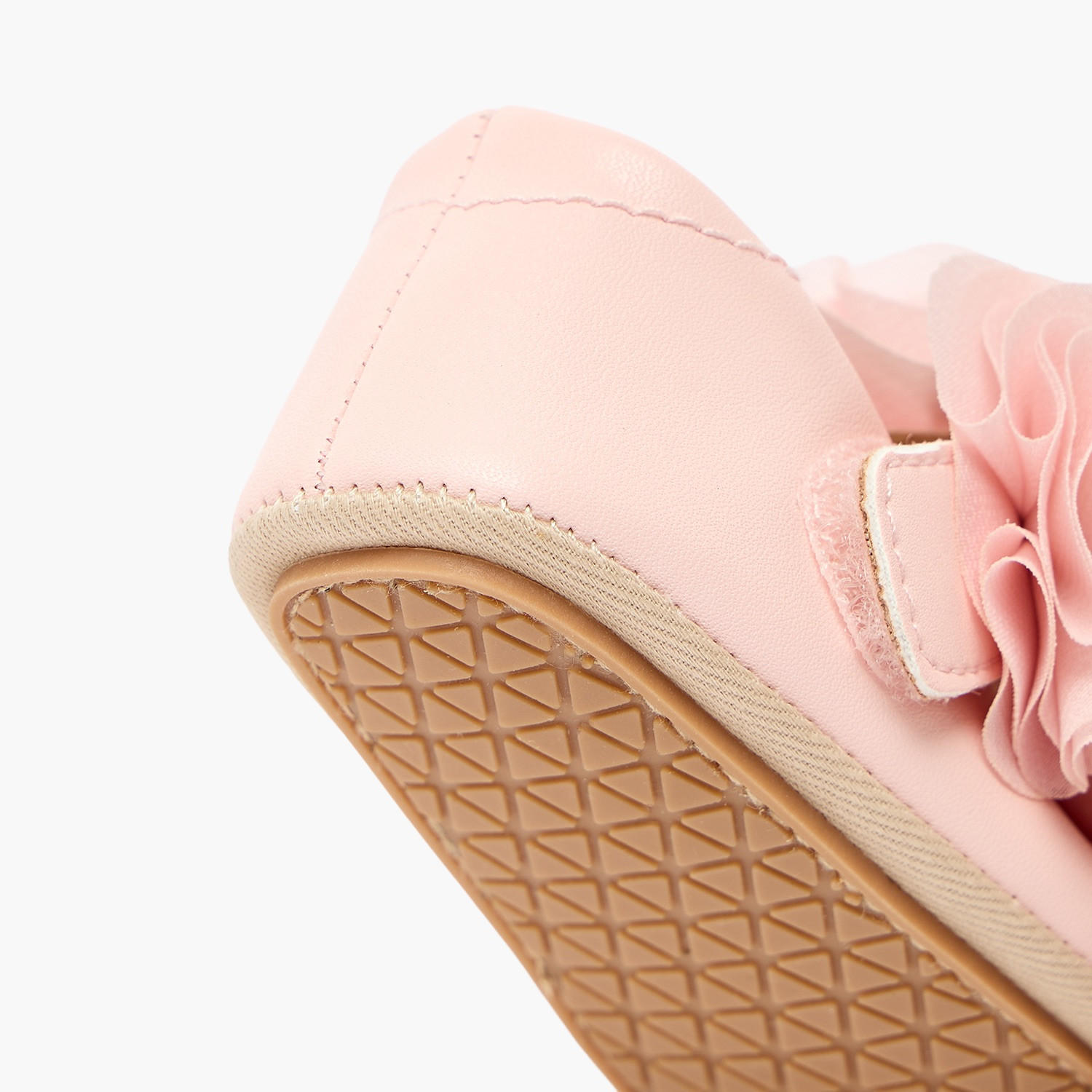 Barefeet Booties with Hook & Loop Closure-baby-girls-shoes-booties-image-5