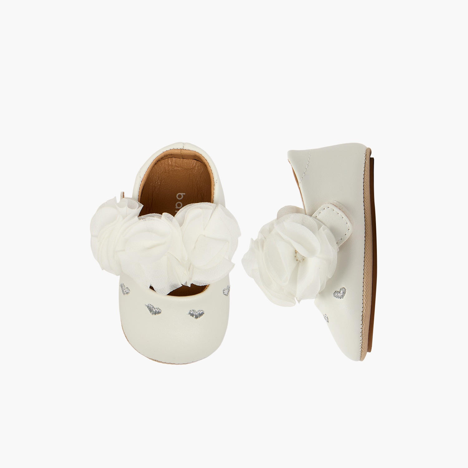 حذاء خفيف بشريط إغلاق لاصق من بيرفيت-baby-girls-shoes-booties-image-1