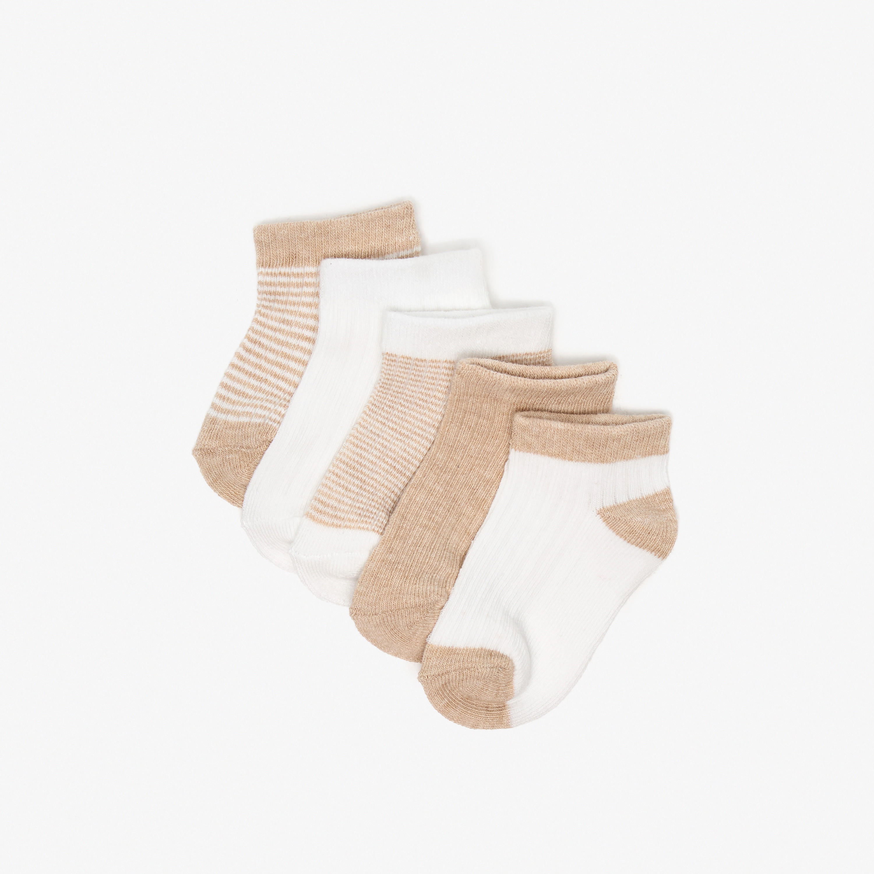 طقم جوارب متنوعة بطول الكاحل  5 أزواج من بيرفيت-girls-accessories-socks-image-2