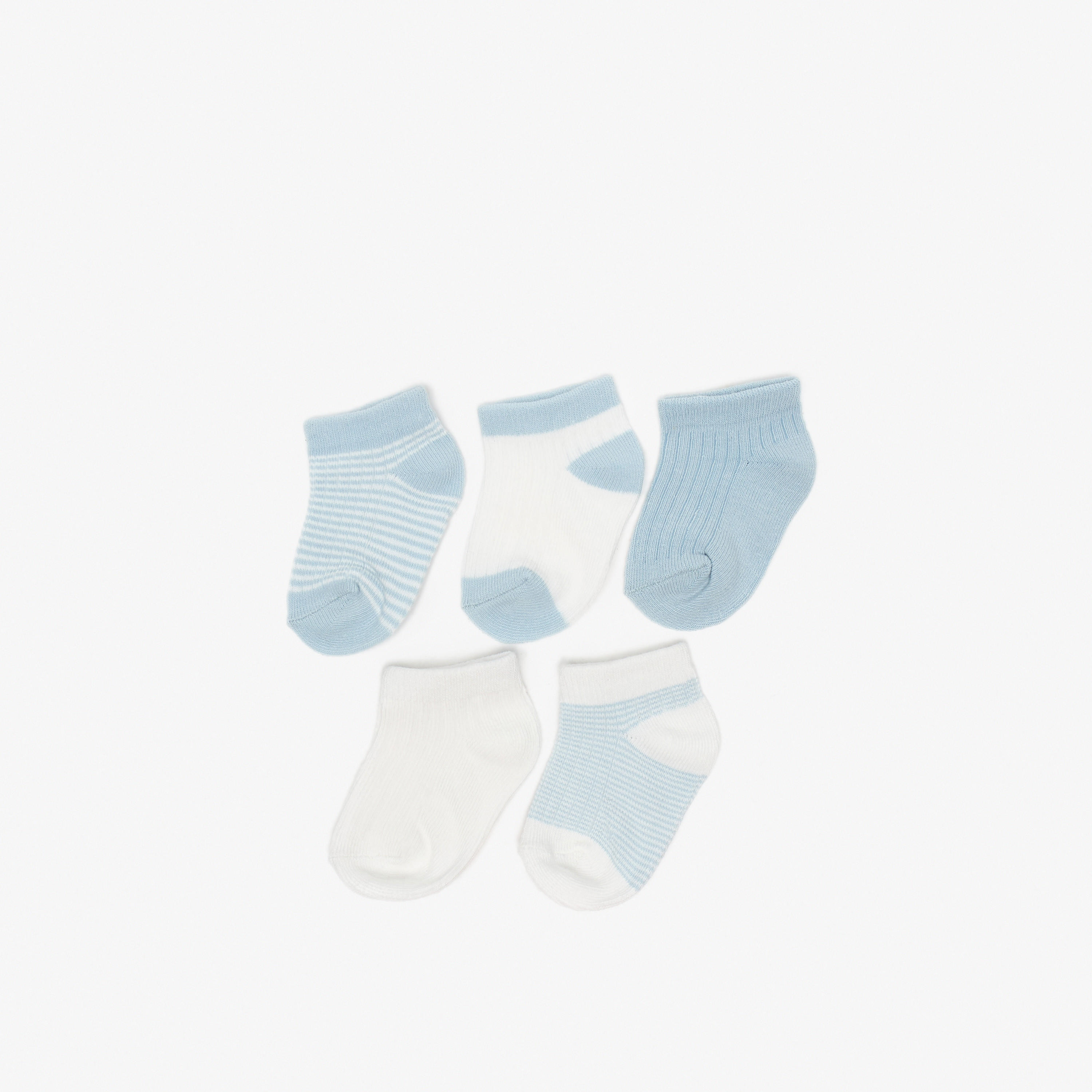 طقم جوارب متنوعة بطول الكاحل 5 أزواج من بيرفيت-girls-accessories-socks-image-1