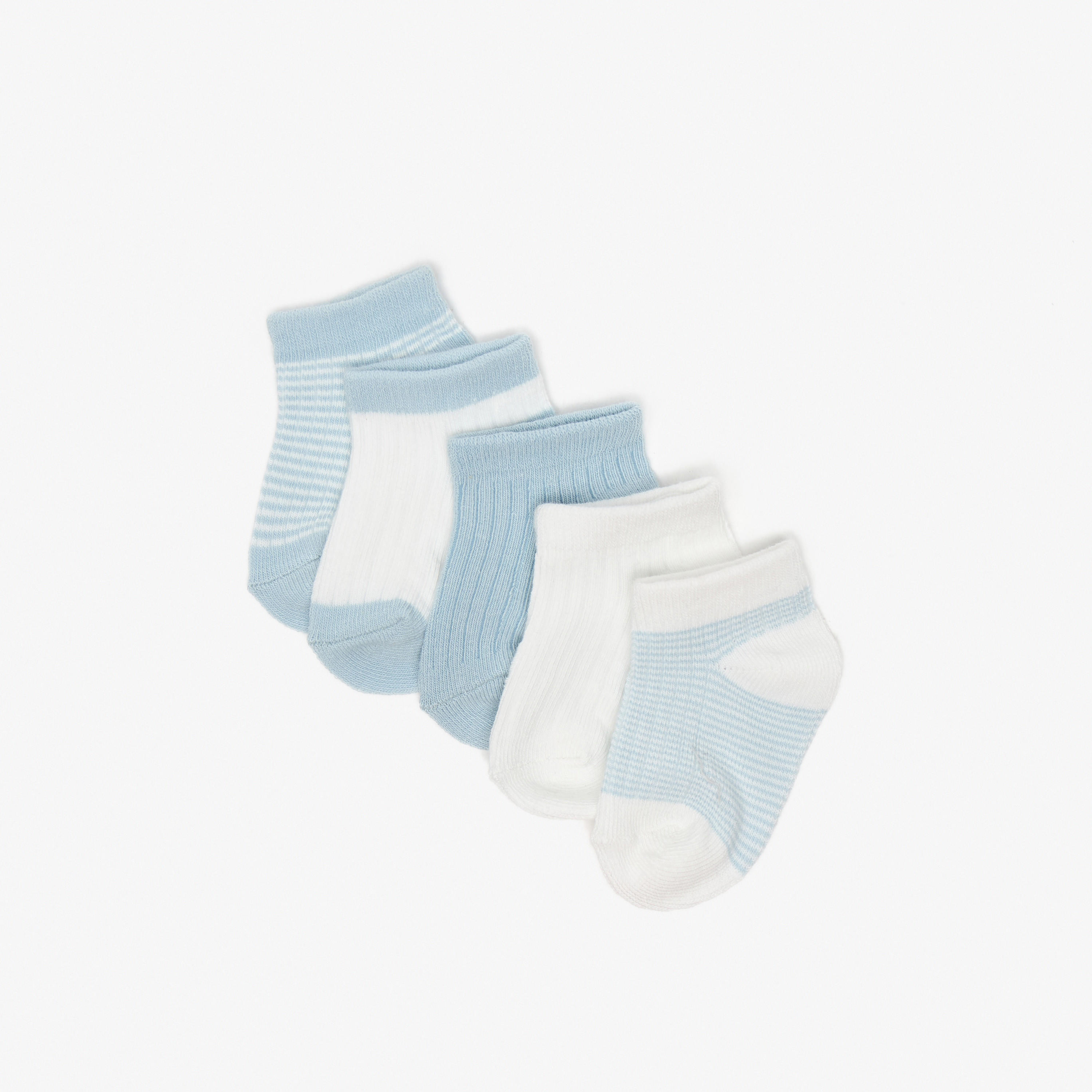طقم جوارب متنوعة بطول الكاحل 5 أزواج من بيرفيت-girls-accessories-socks-image-2