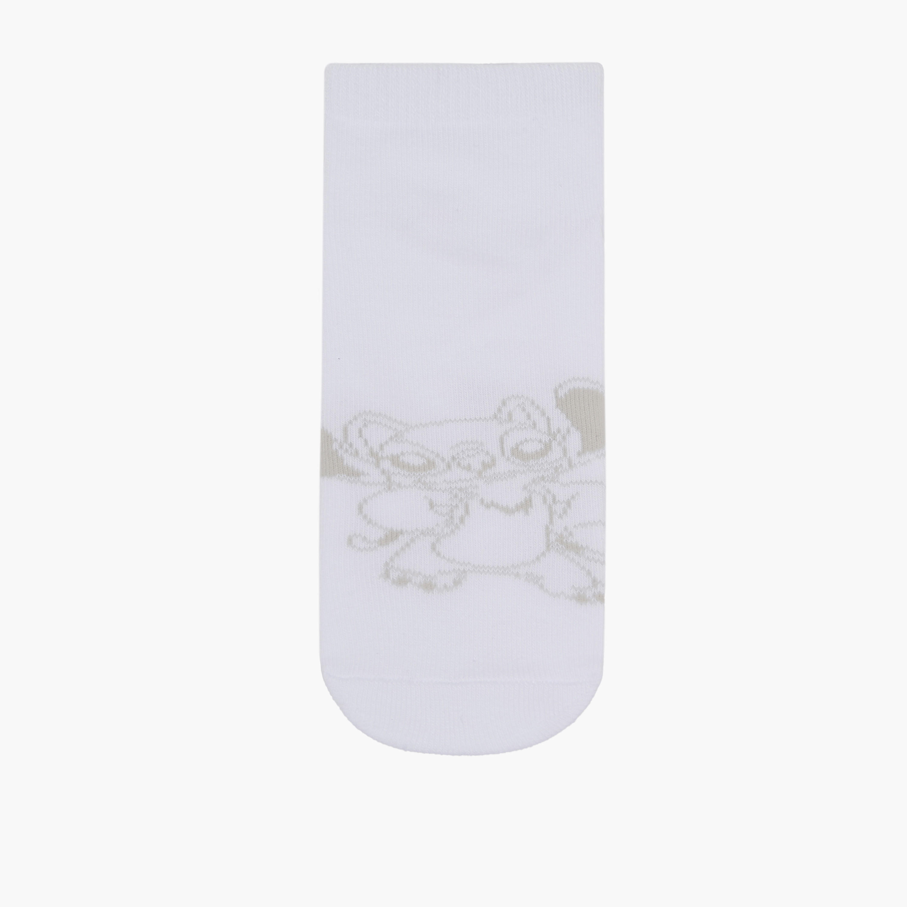 Pack of 5 Disney Girls Socks Ankle Length-girls-accessories-socks-image-4