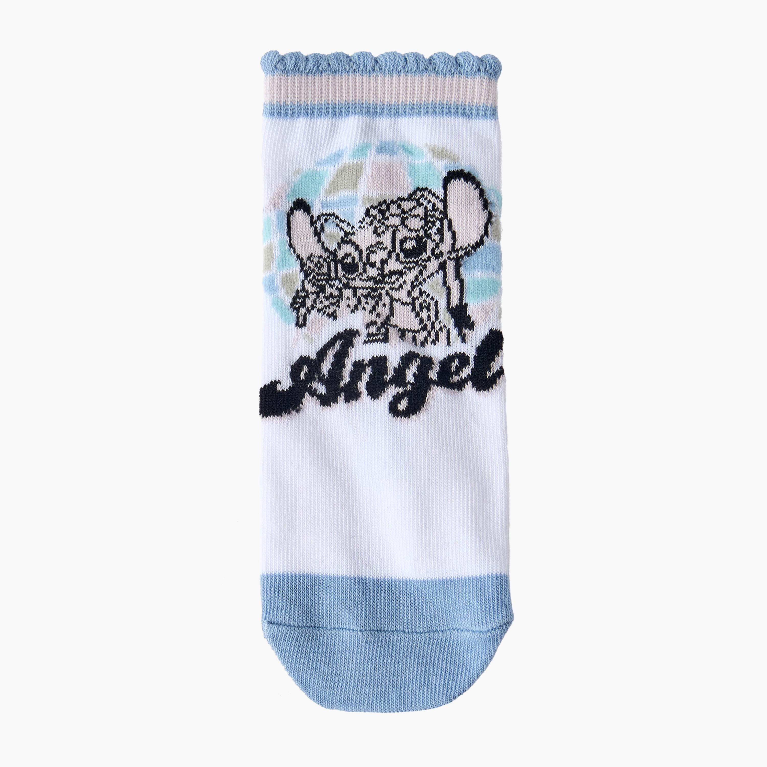 طقم من 5 - جوارب طول الكاحل بطبعات للبنات من ديزني-girls-accessories-socks-image-2