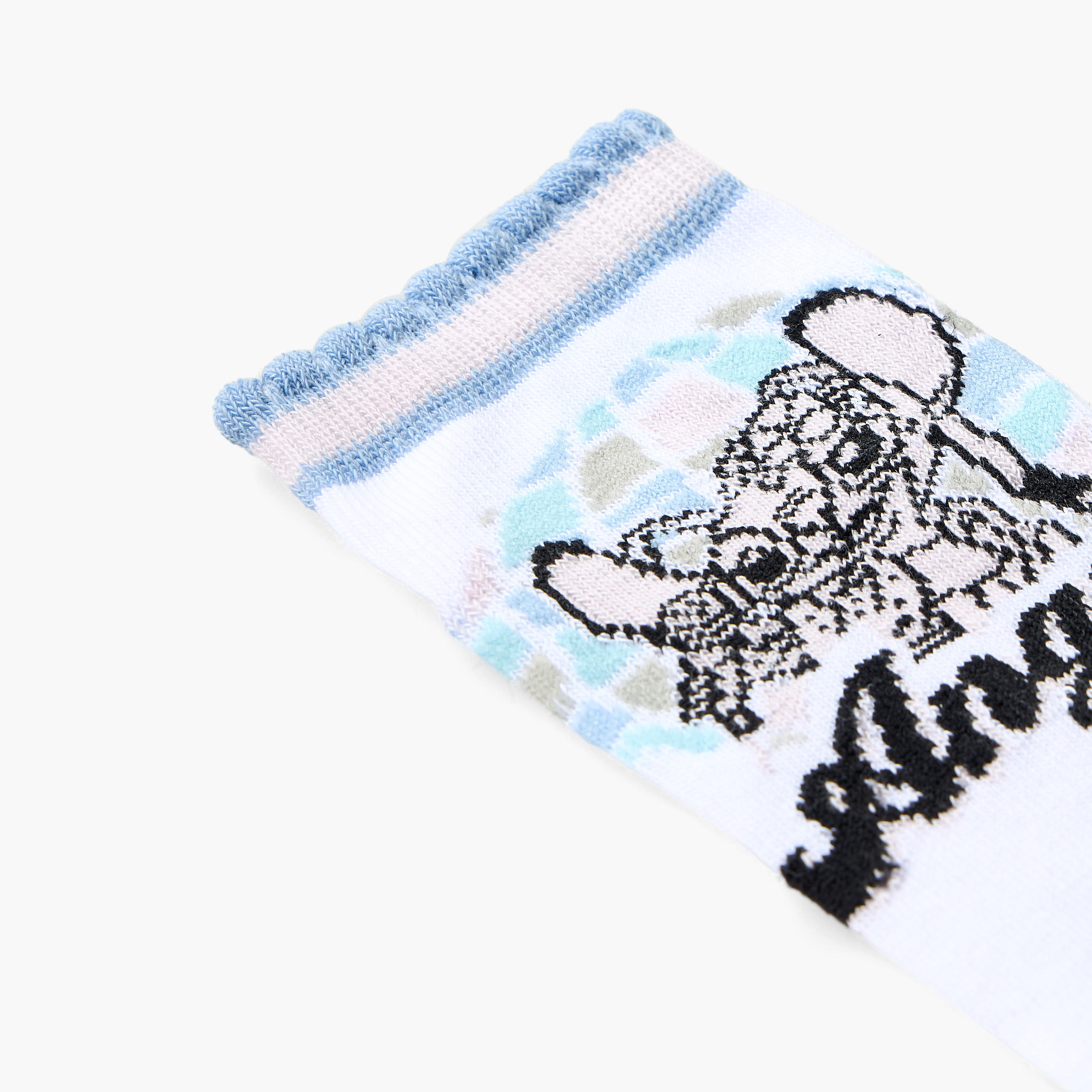 Pack of 3 Disney Ankle Length Girls Socks with Stitch Print-girls-accessories-socks-image-7